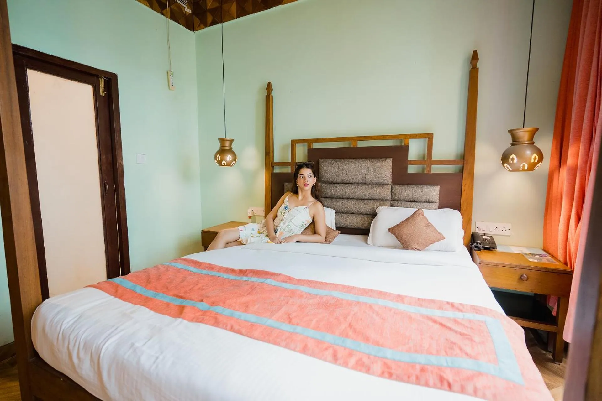 Bed in Silver Sand Village Resort