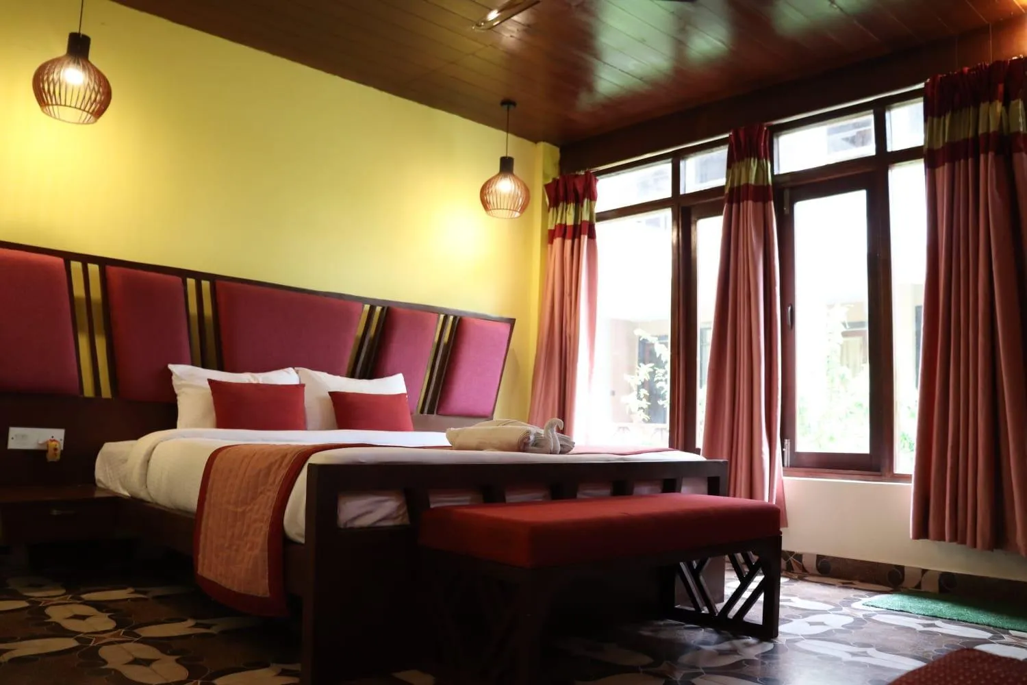 Bed in Silver Sand Village Resort