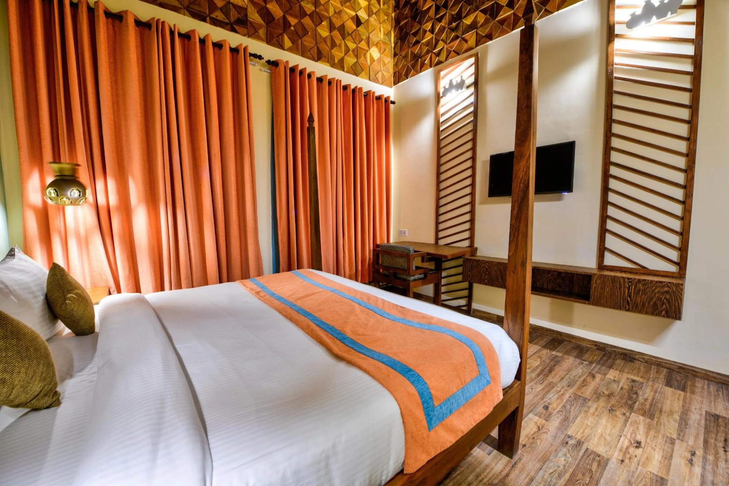 Bed in Silver Sand Village Resort