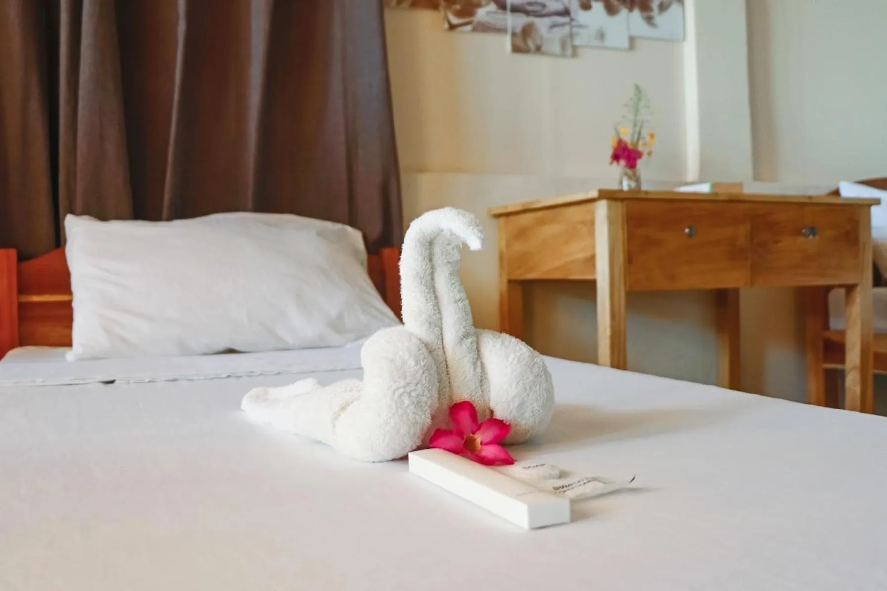 Bed in Mecaja Beach House