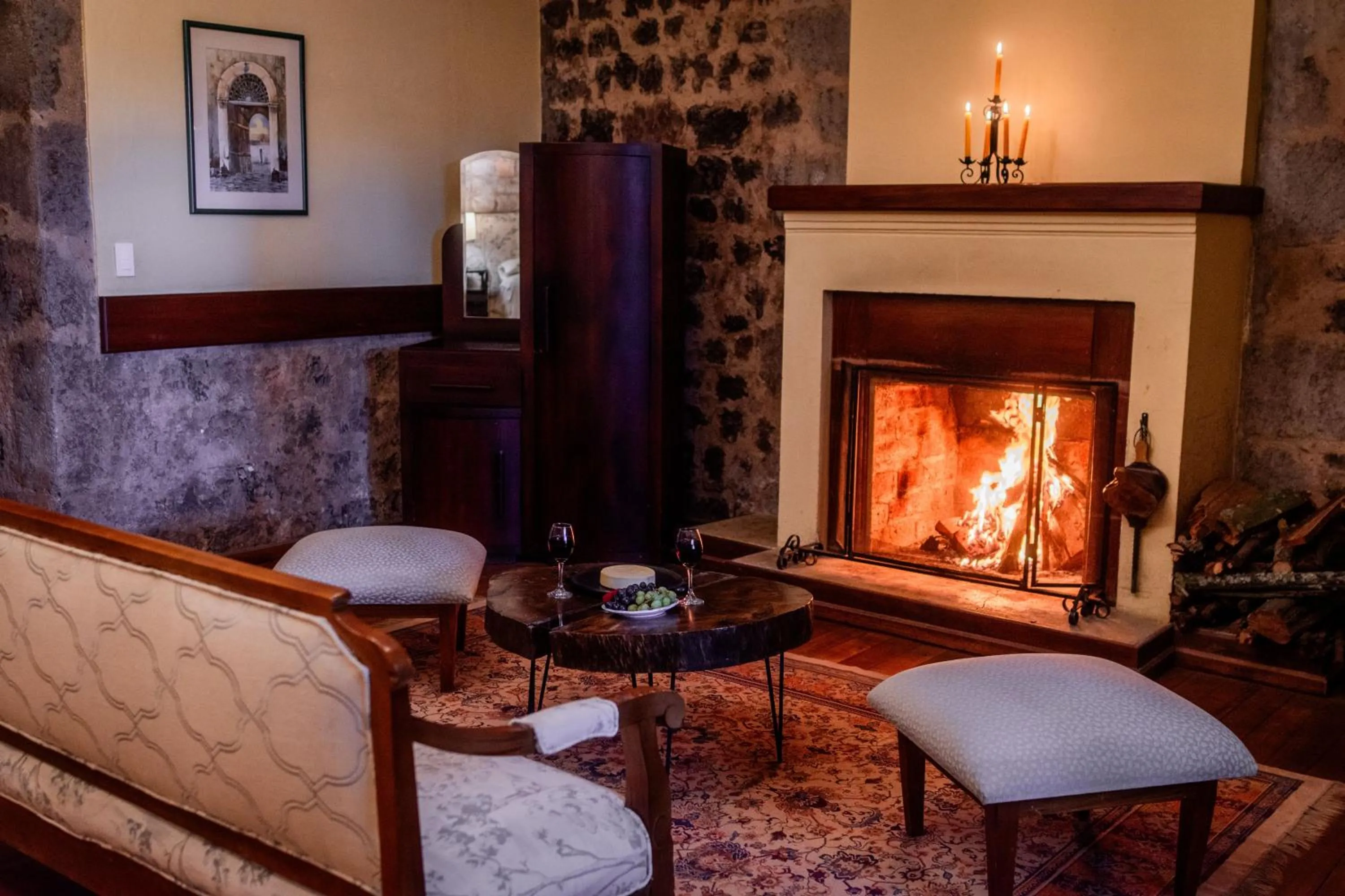 Living room in Hacienda La Cienega