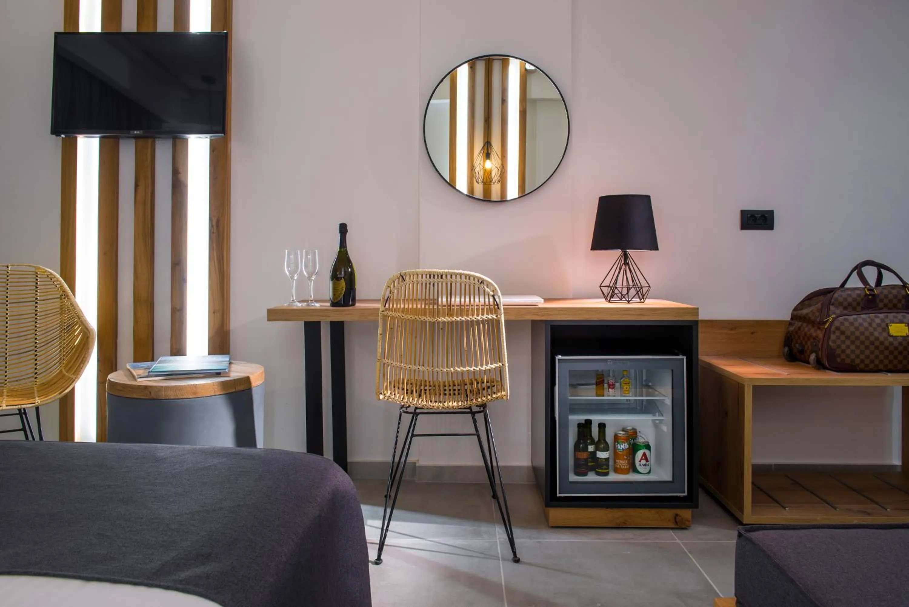 TV and multimedia, Seating Area in Casa Blu Boutique Hotel "by Checkin" Adults Only