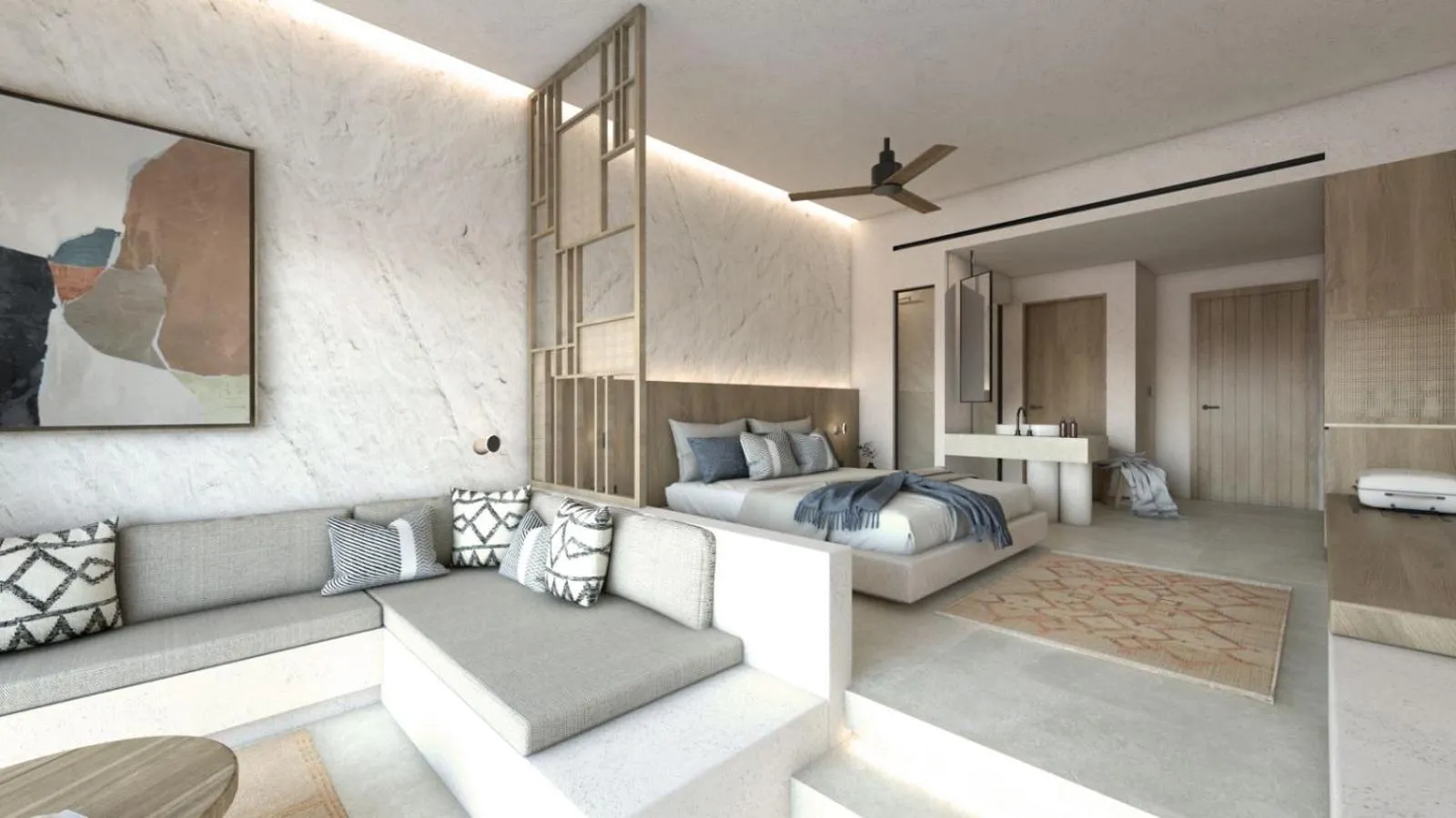 Bed in Casa Blu Boutique Hotel "by Checkin" Adults Only