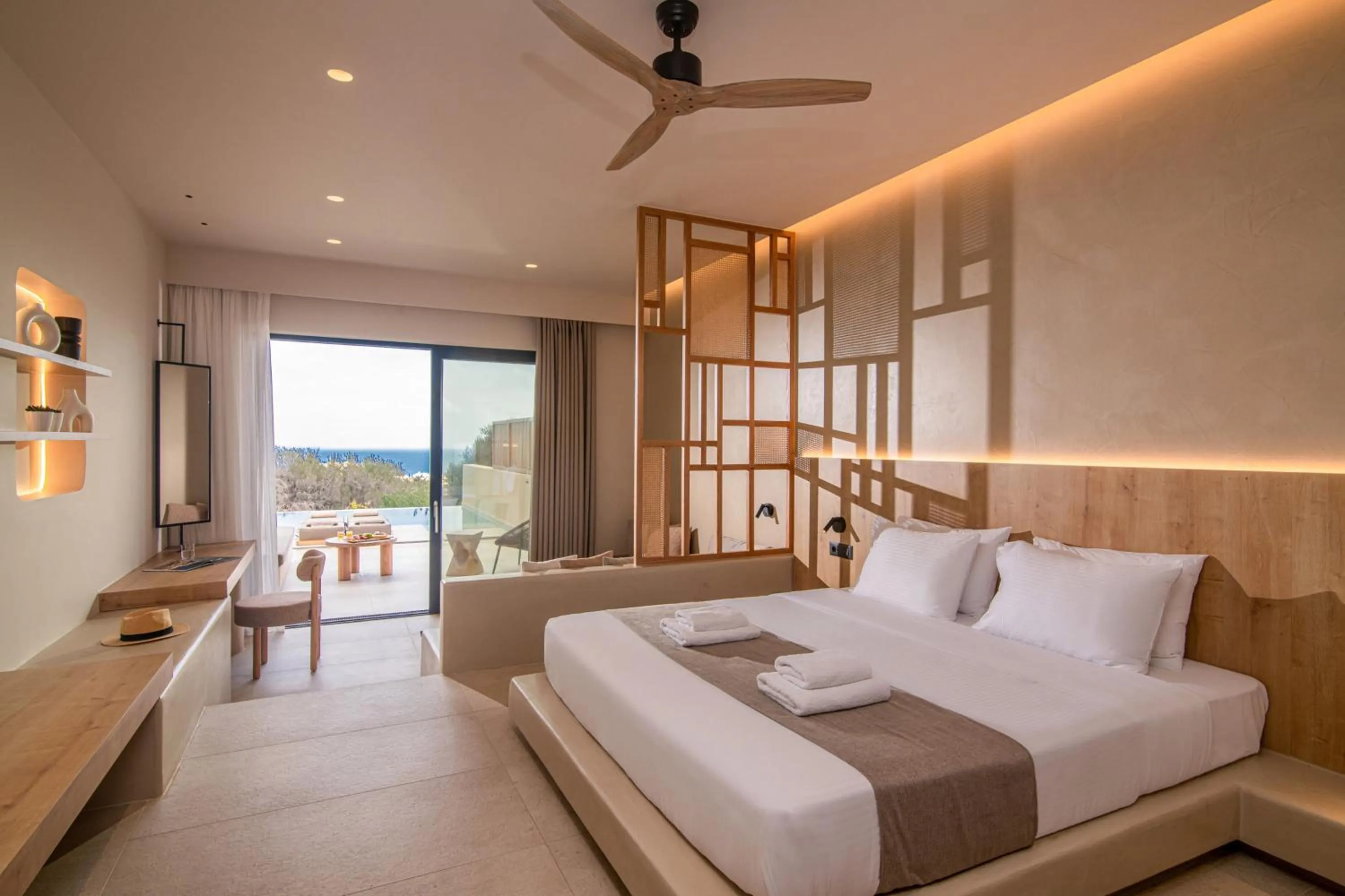 Bedroom, Bed in Casa Blu Boutique Hotel "by Checkin" Adults Only