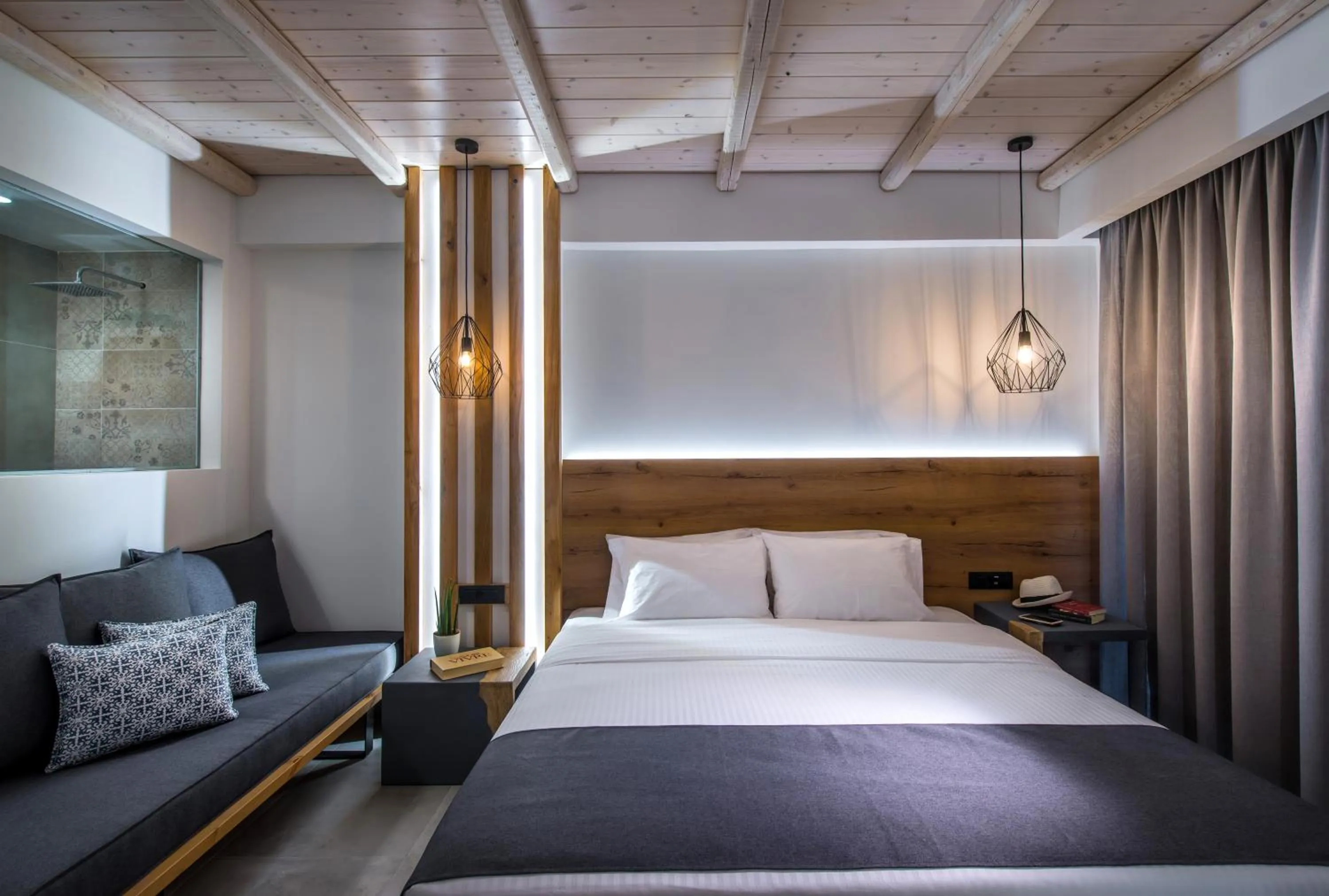 Bedroom, Bed in Casa Blu Boutique Hotel "by Checkin" Adults Only