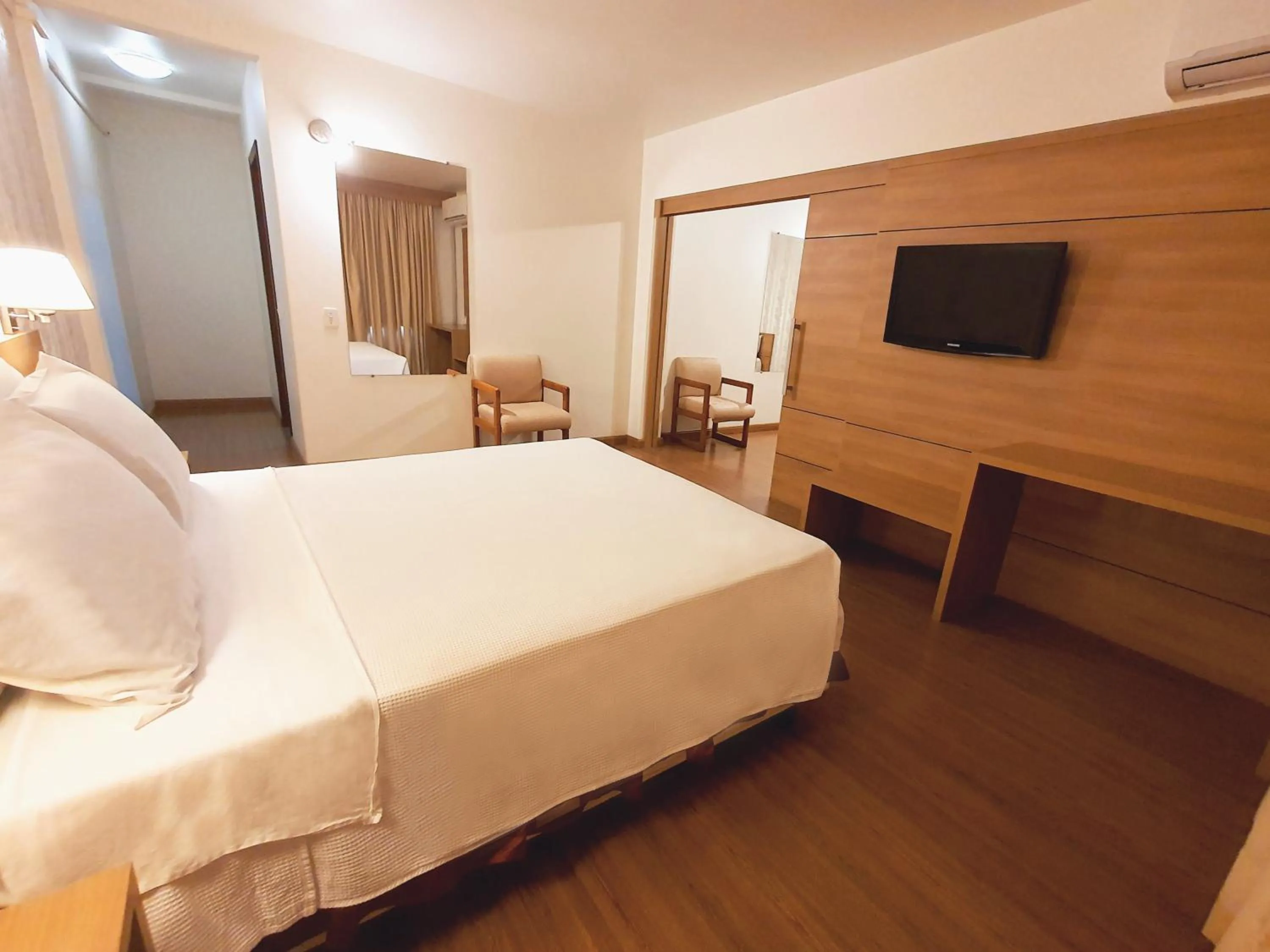 Bed in Jandaia Turismo Hotel