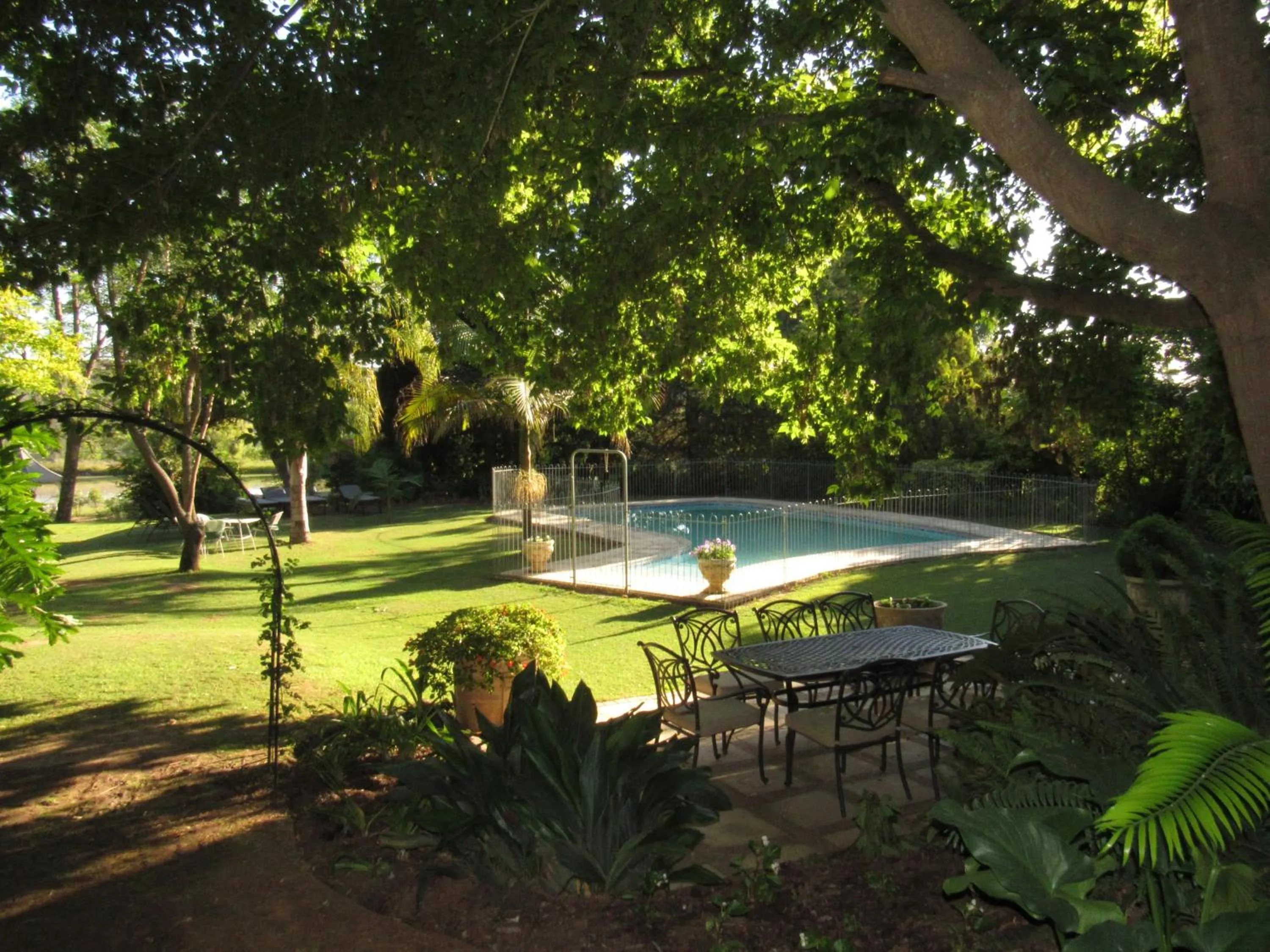 Swimming pool in Happy Lands Farmstay