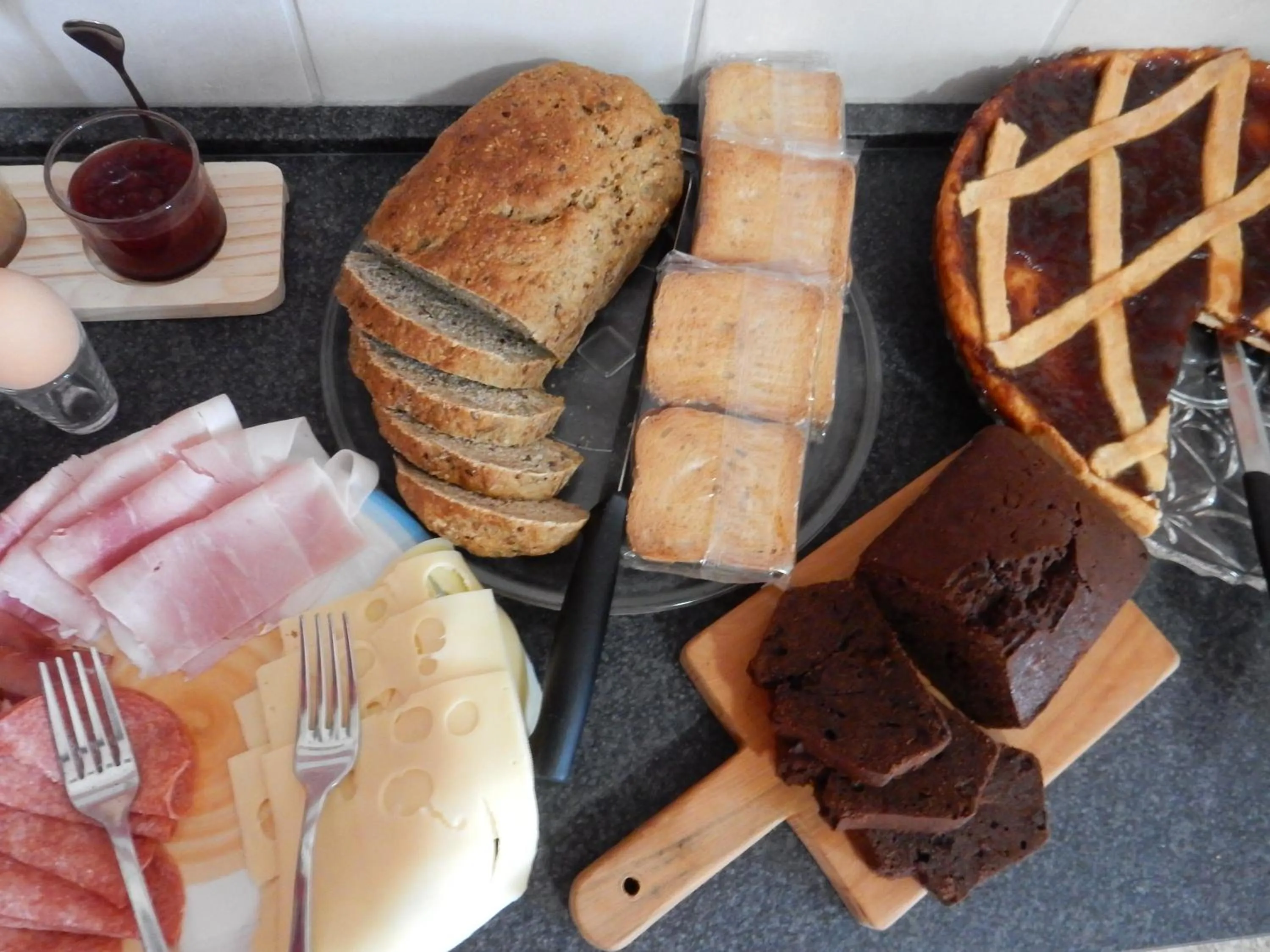 Breakfast in B&B Eleonora D'Arborea, Centro Storico