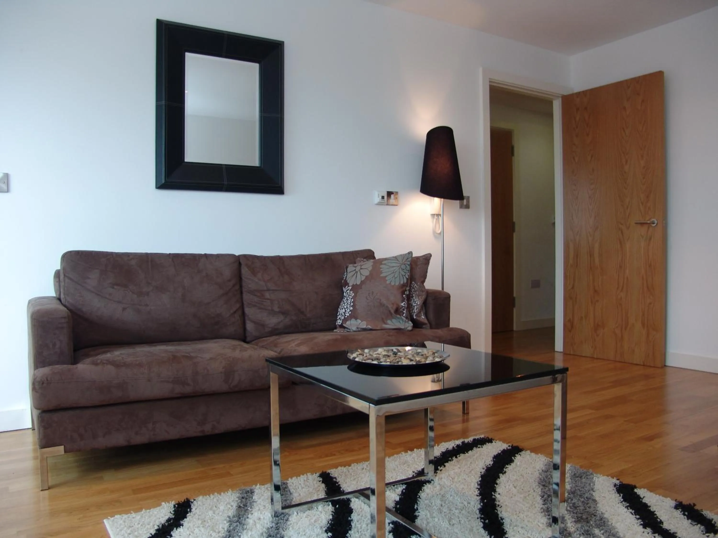 Seating area in Quay Apartments