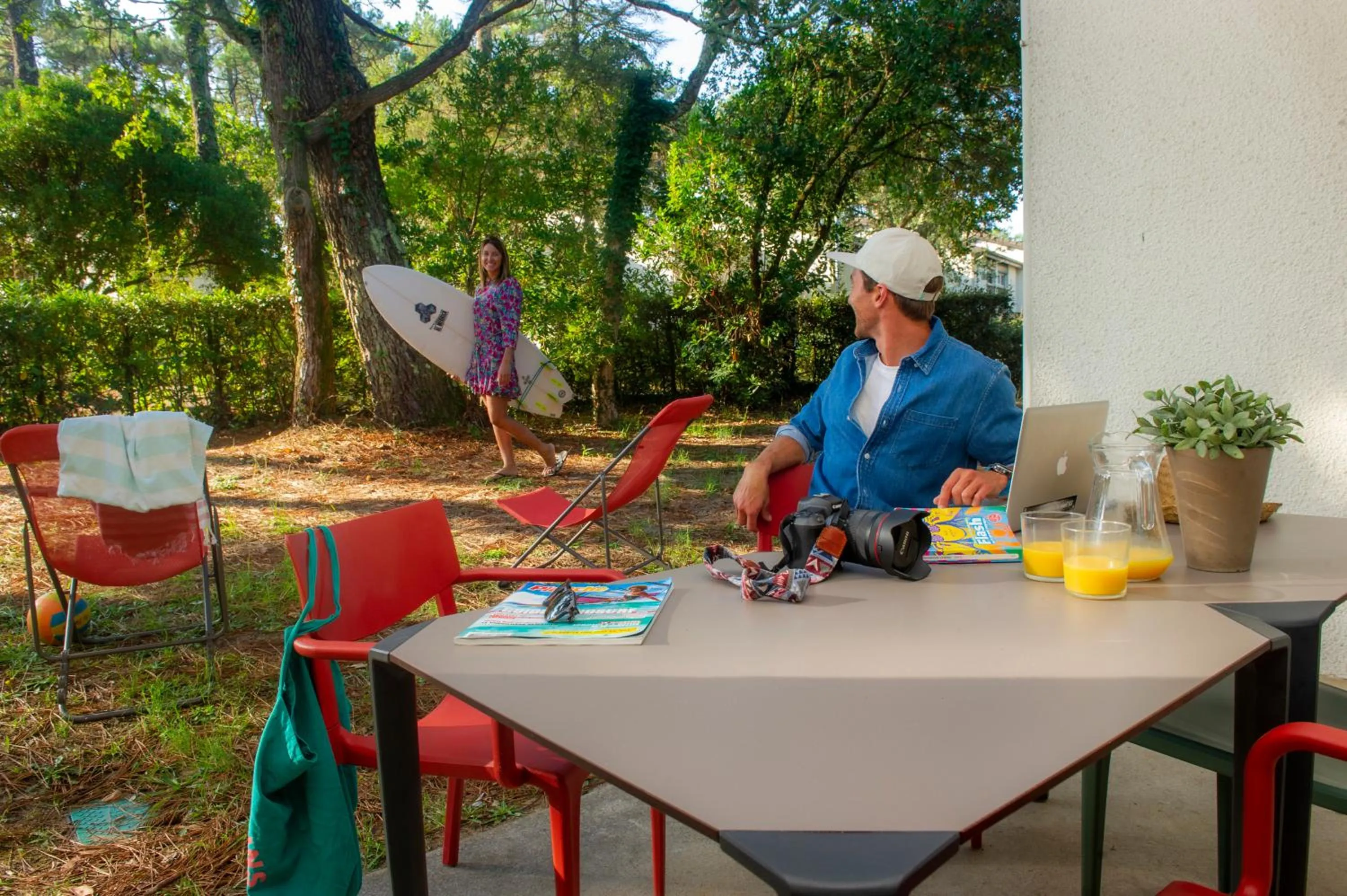 Balcony/Terrace in Résidence Vacances Bleues Domaine de l'Agréou