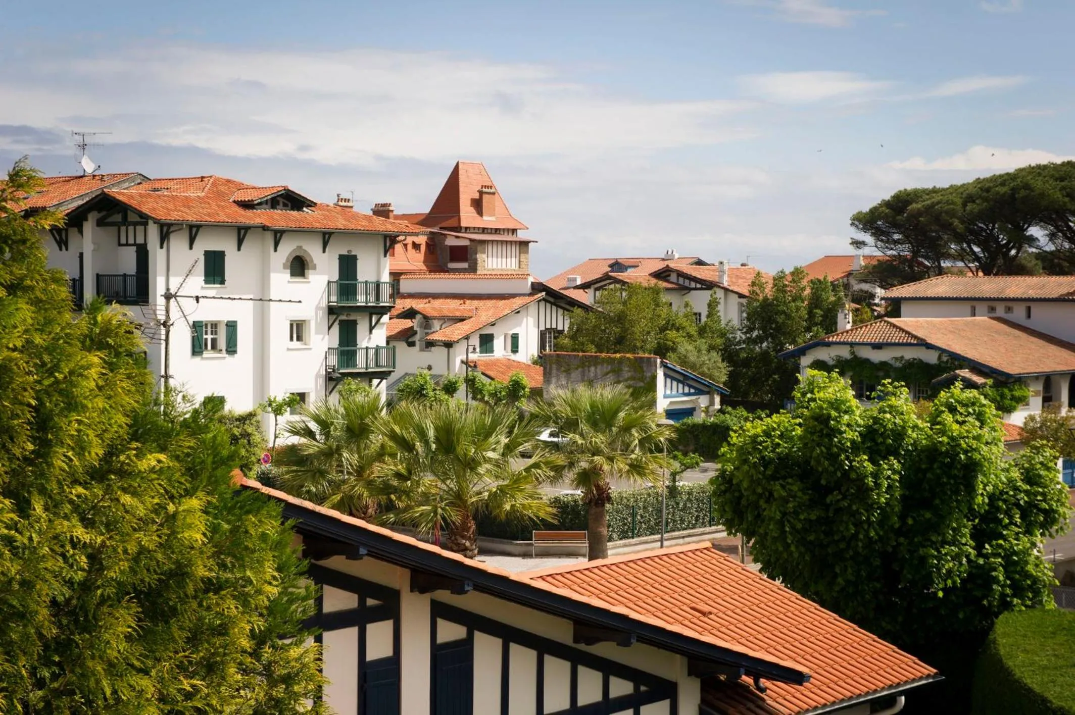 Garden view in Hôtel & Résidence Vacances Bleues Orhoïtza