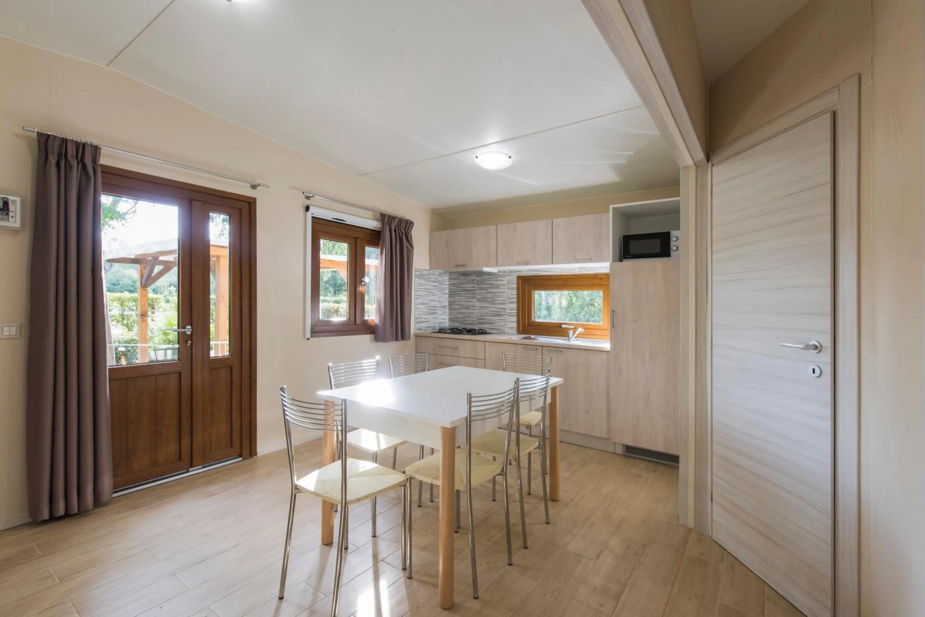Kitchen or kitchenette in Camping Arcobaleno