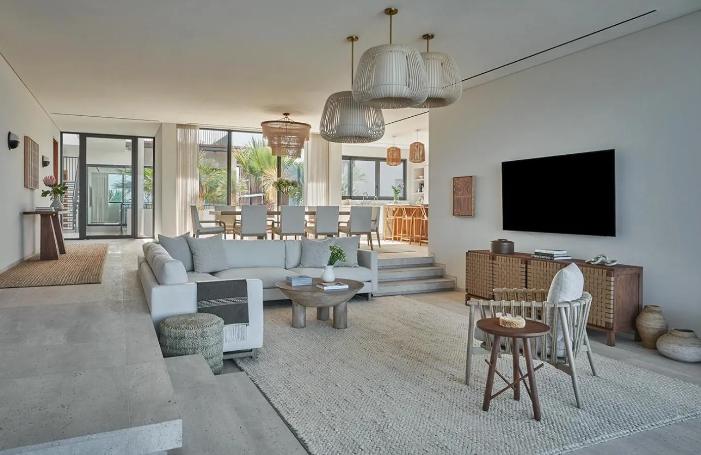 Communal lounge/ TV room in Four Seasons Resort Los Cabos