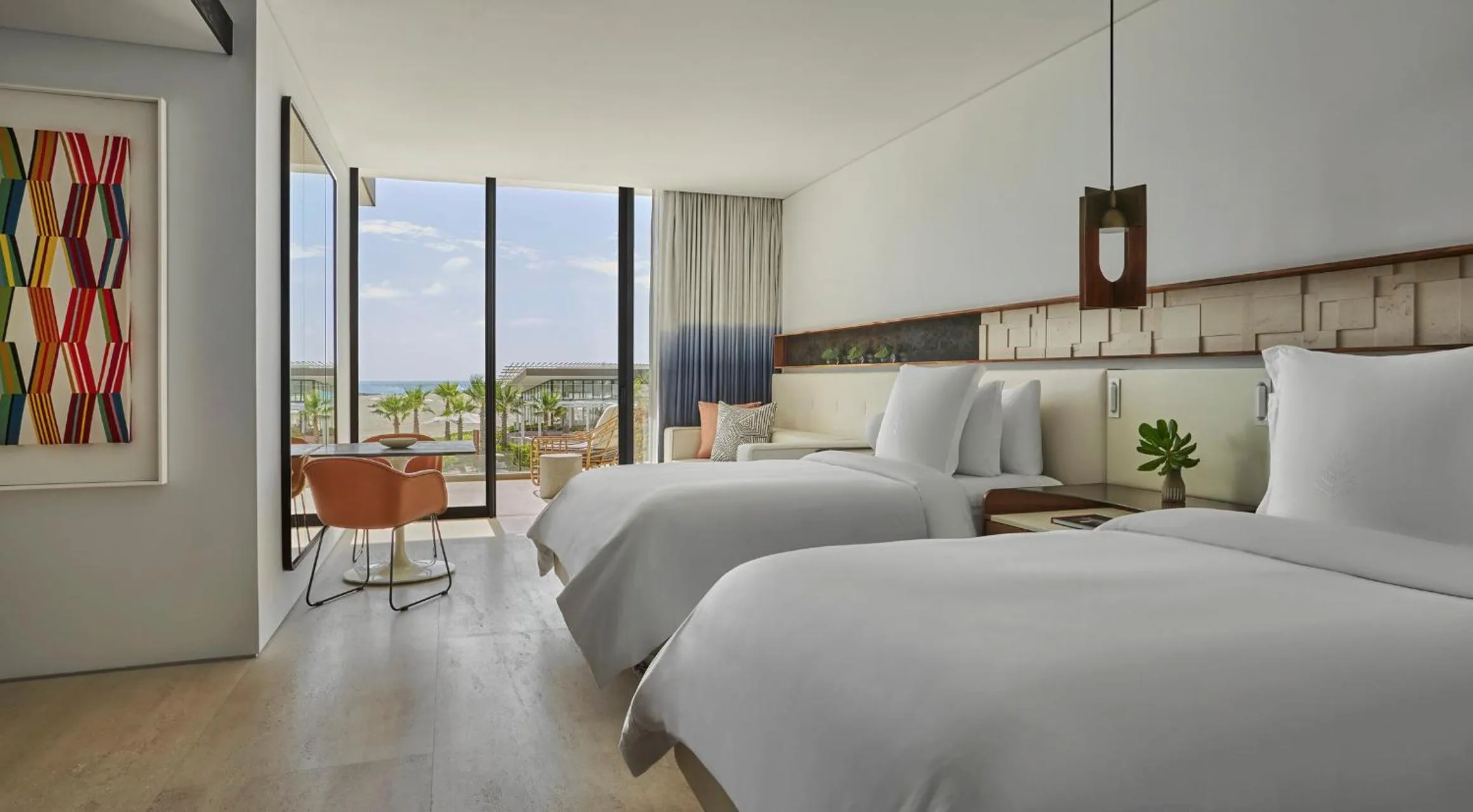 Bed in Four Seasons Resort Los Cabos