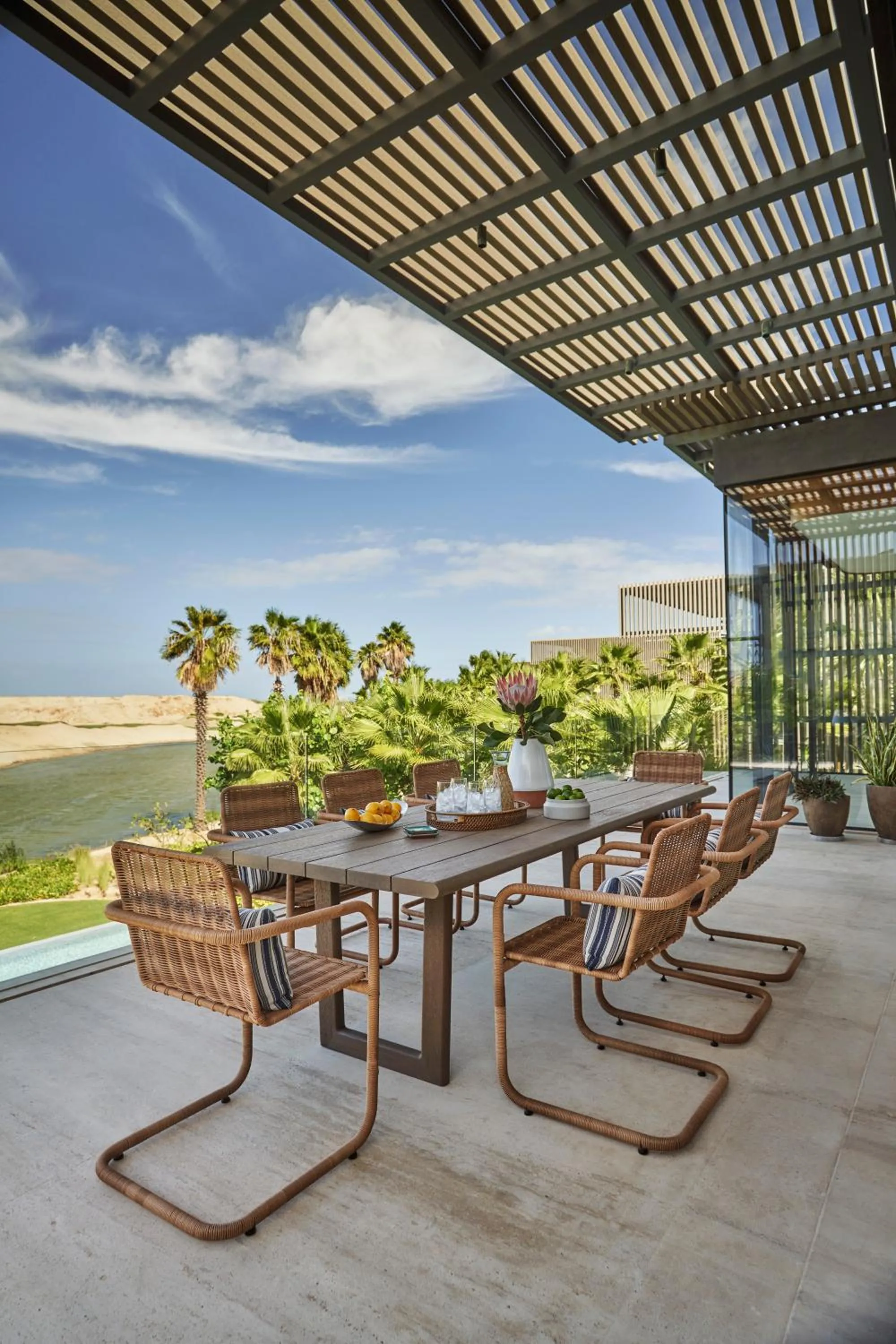 Dining area in Four Seasons Resort Los Cabos