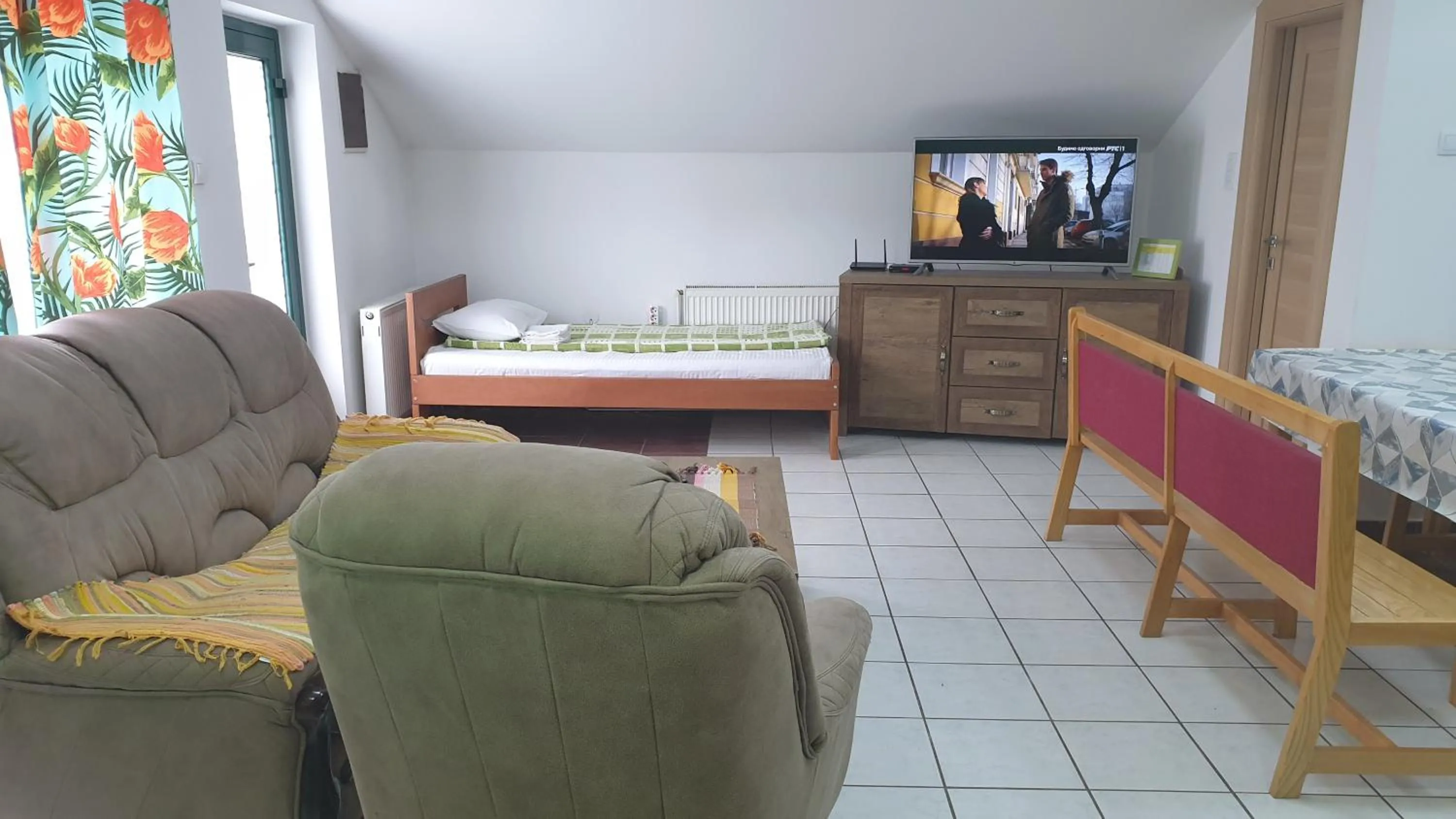 Bed in Guest House Boska