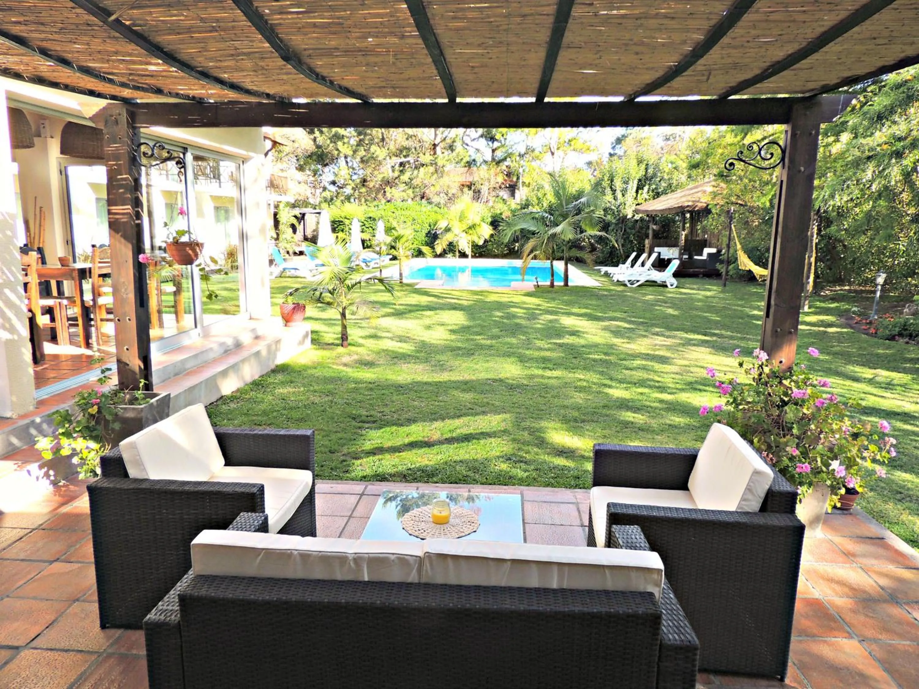 Patio in Petit Chateau Hotel Boutique