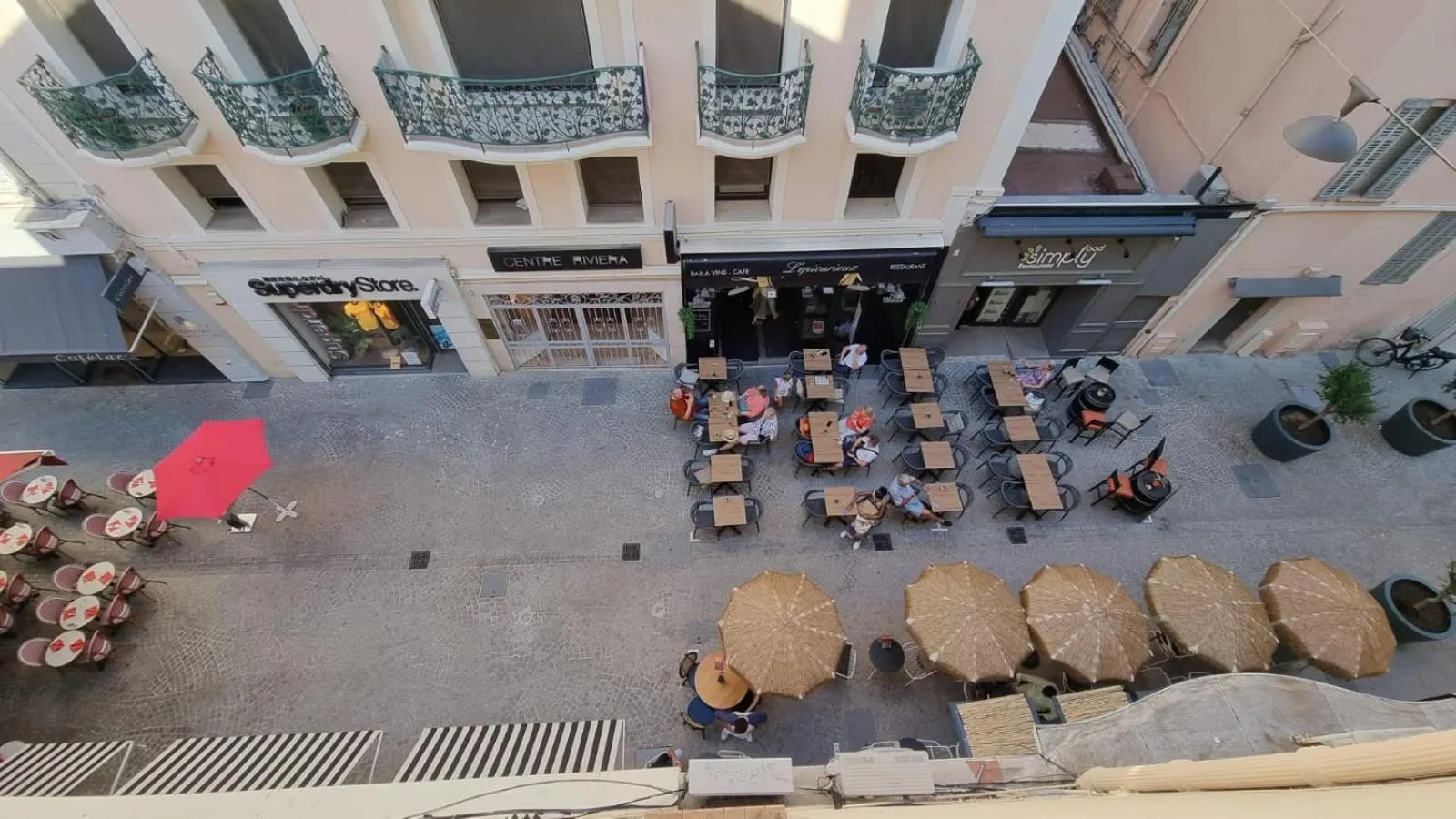 Bird's eye view in Charlie's Hôtel Cannes