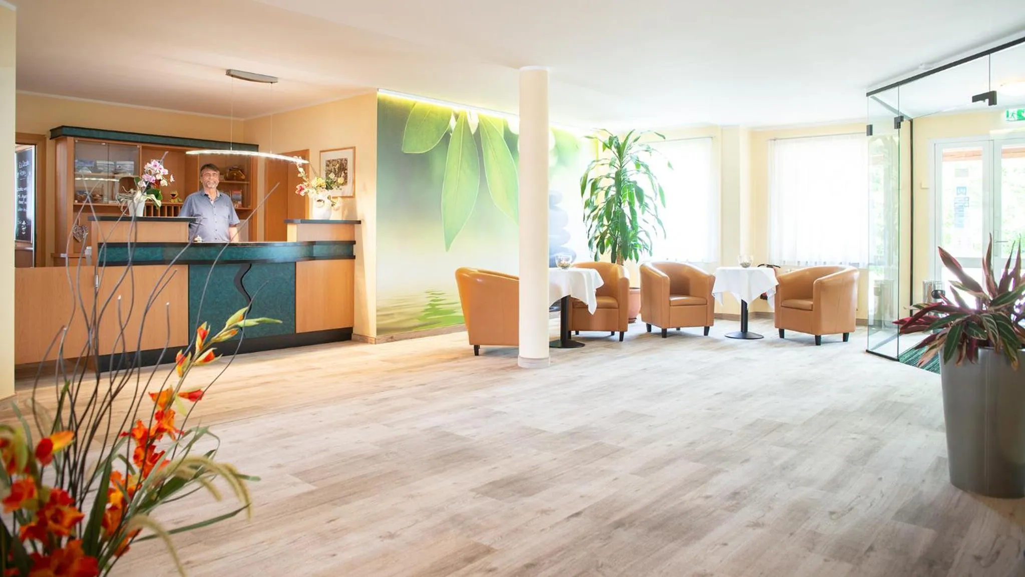 Lobby or reception in Hotel Haus am See