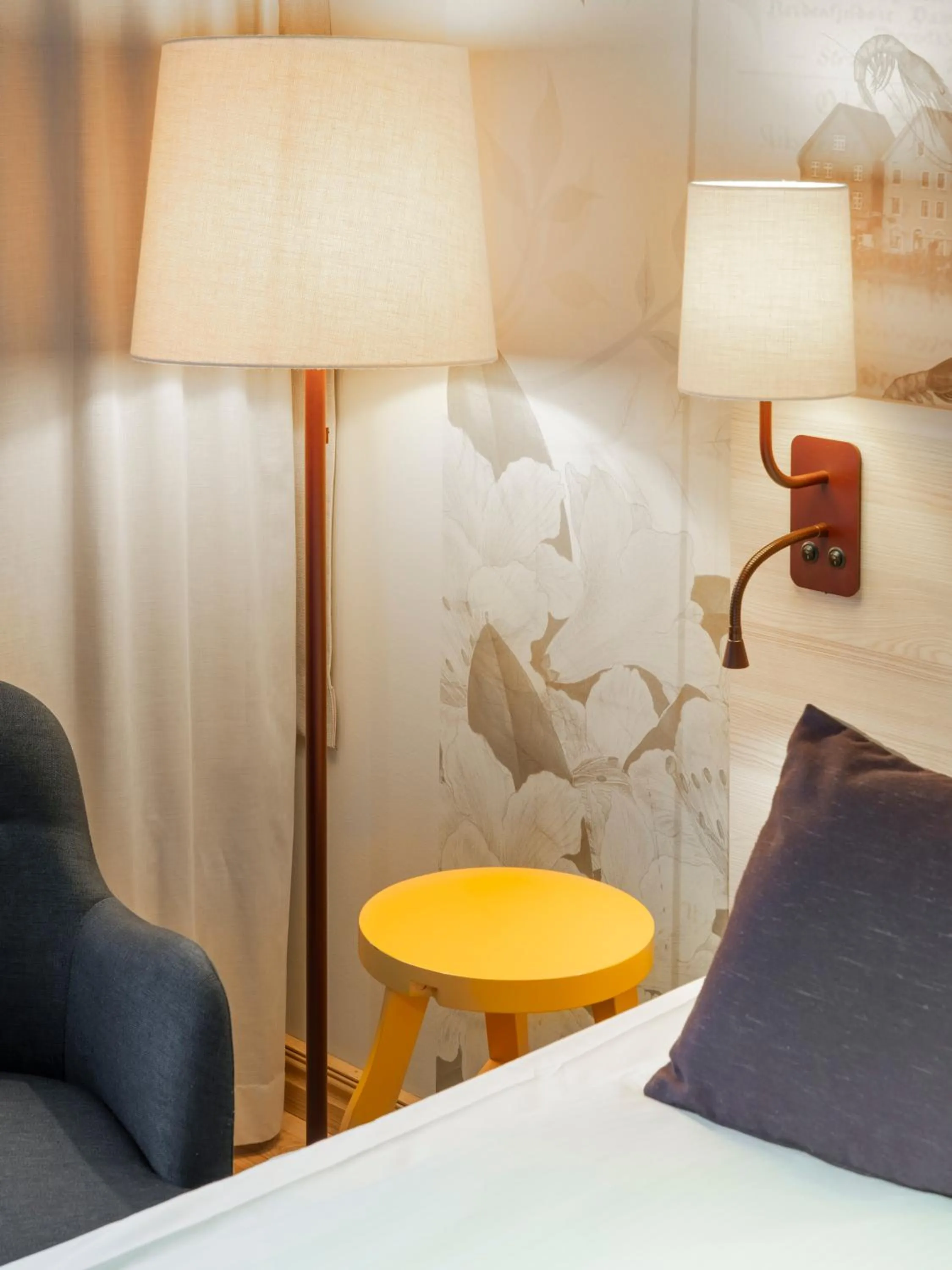 Bedroom, Bed in Scandic Kokstad