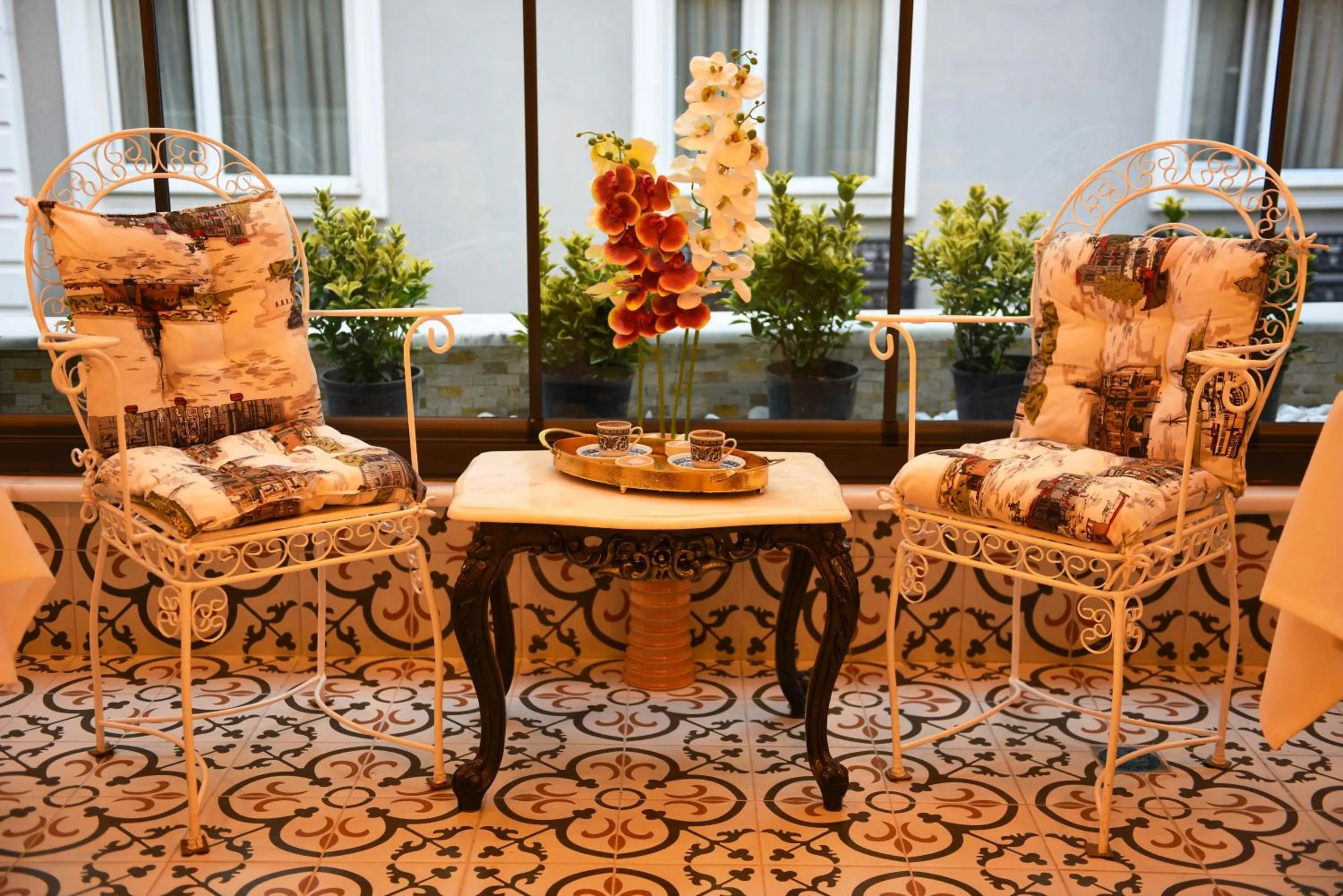 Balcony/Terrace in Elyka Hotel