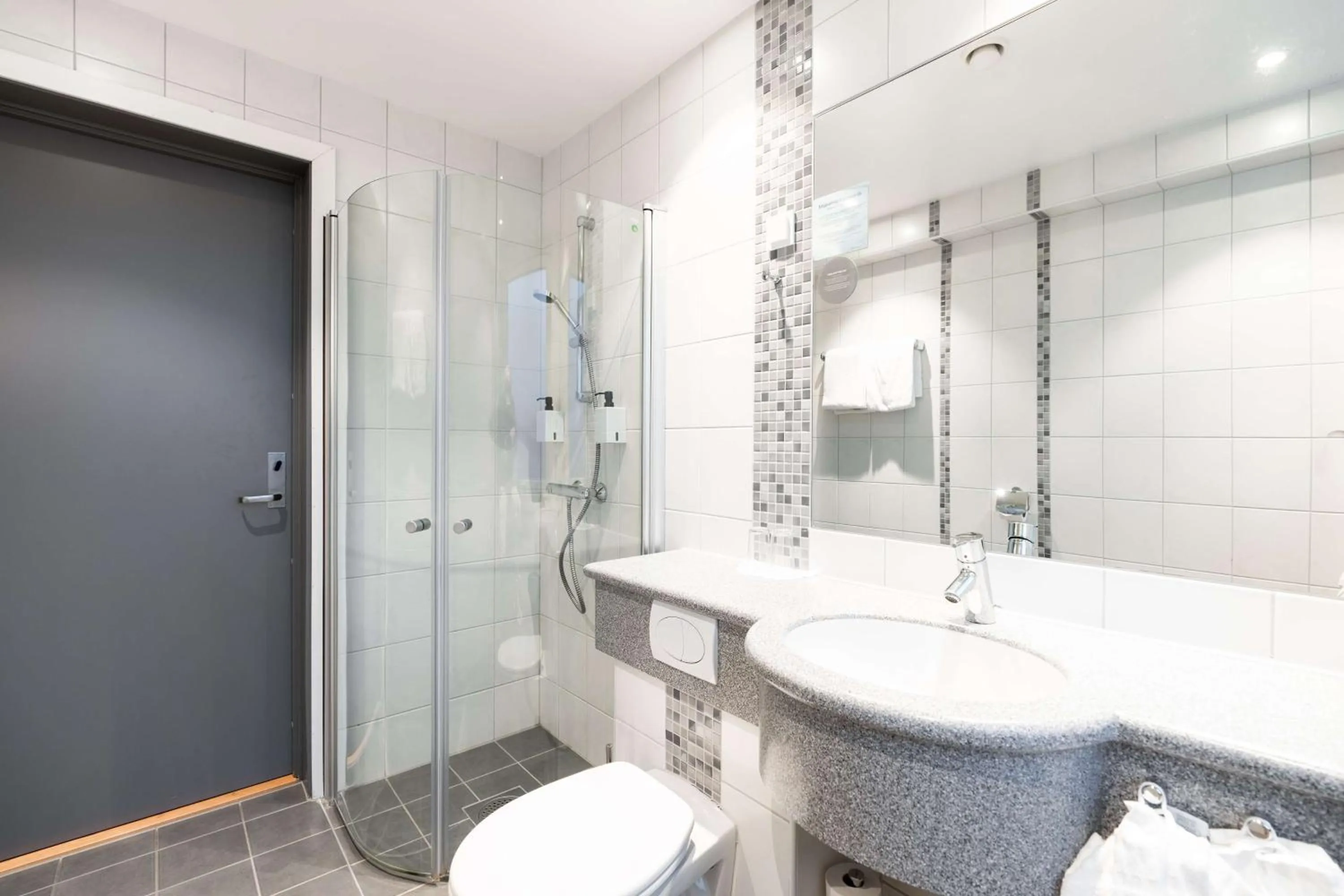 Bathroom in Scandic Bergen City