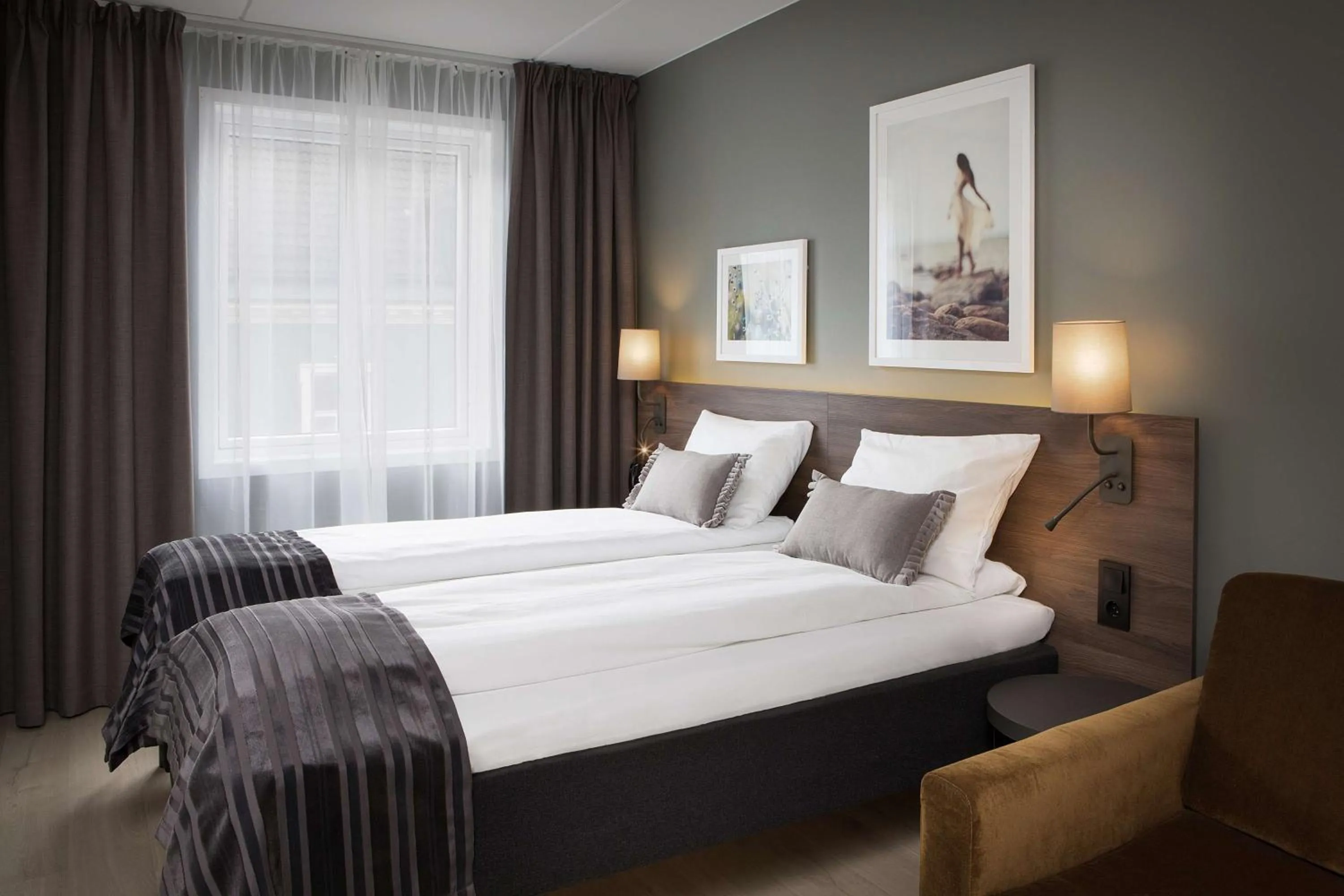 Bedroom, Bed in Scandic Bergen City