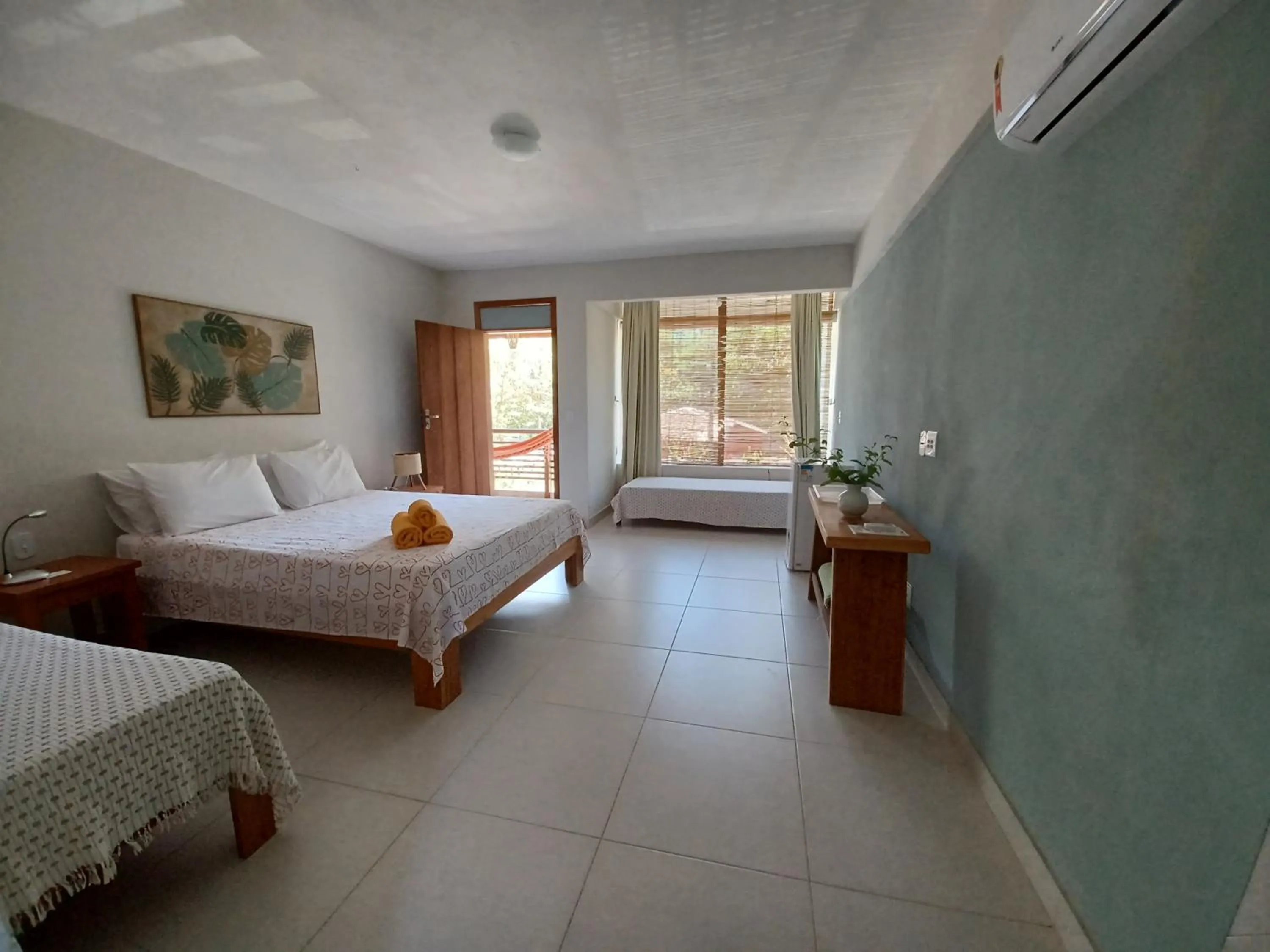 Bed in Manjuba Pousada - Taipu de Fora