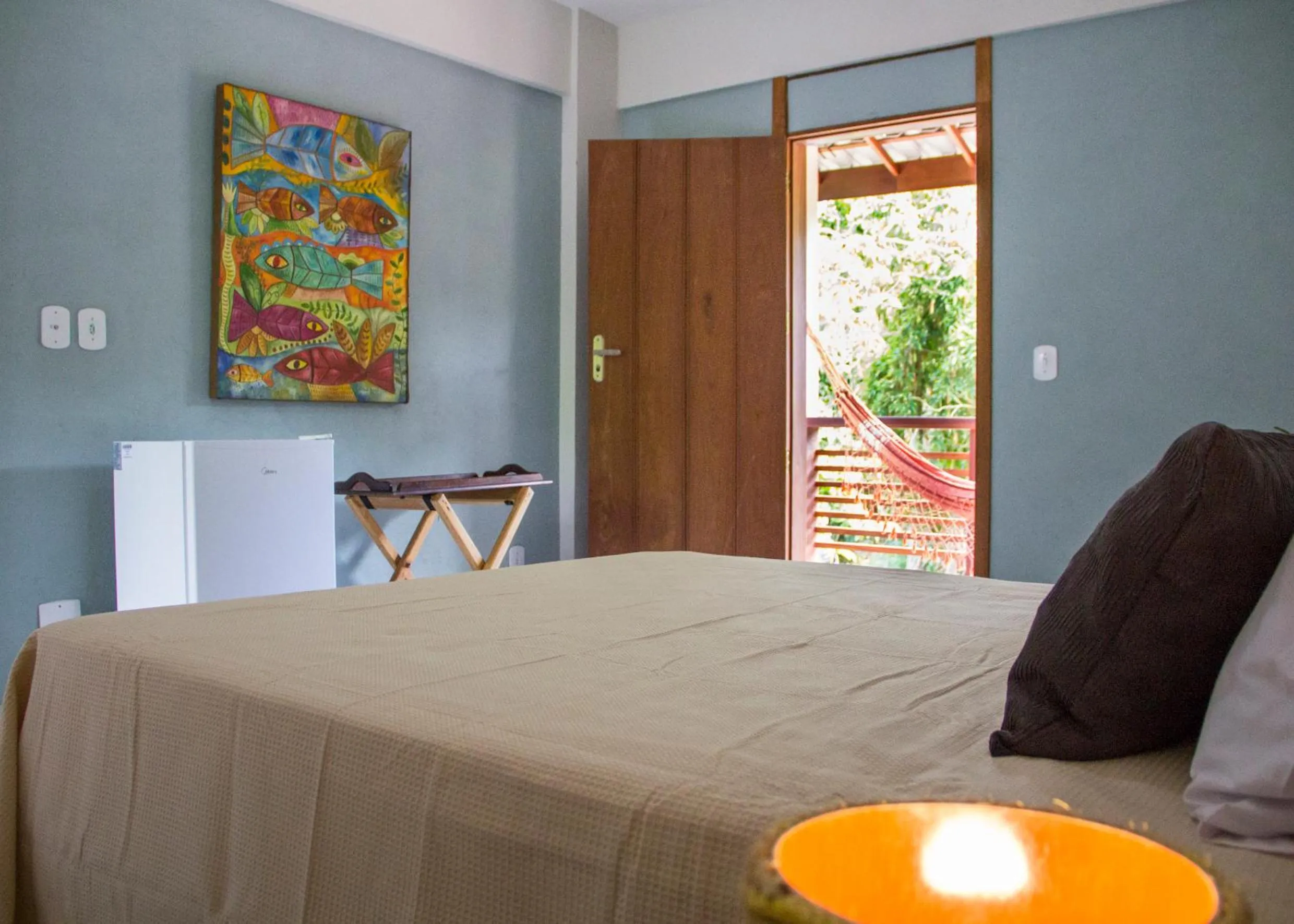 Bed in Manjuba Pousada - Taipu de Fora