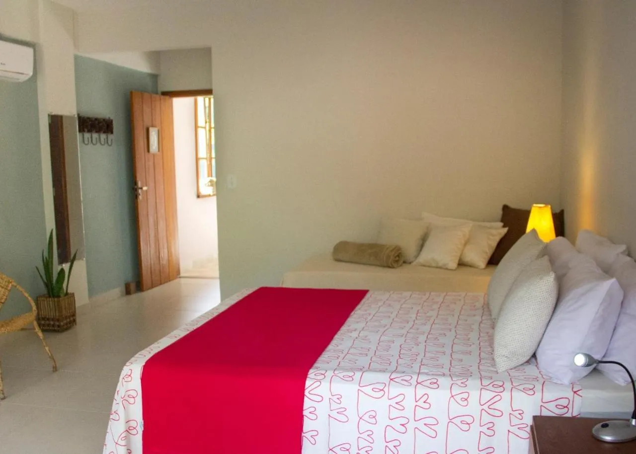 Bed in Manjuba Pousada - Taipu de Fora