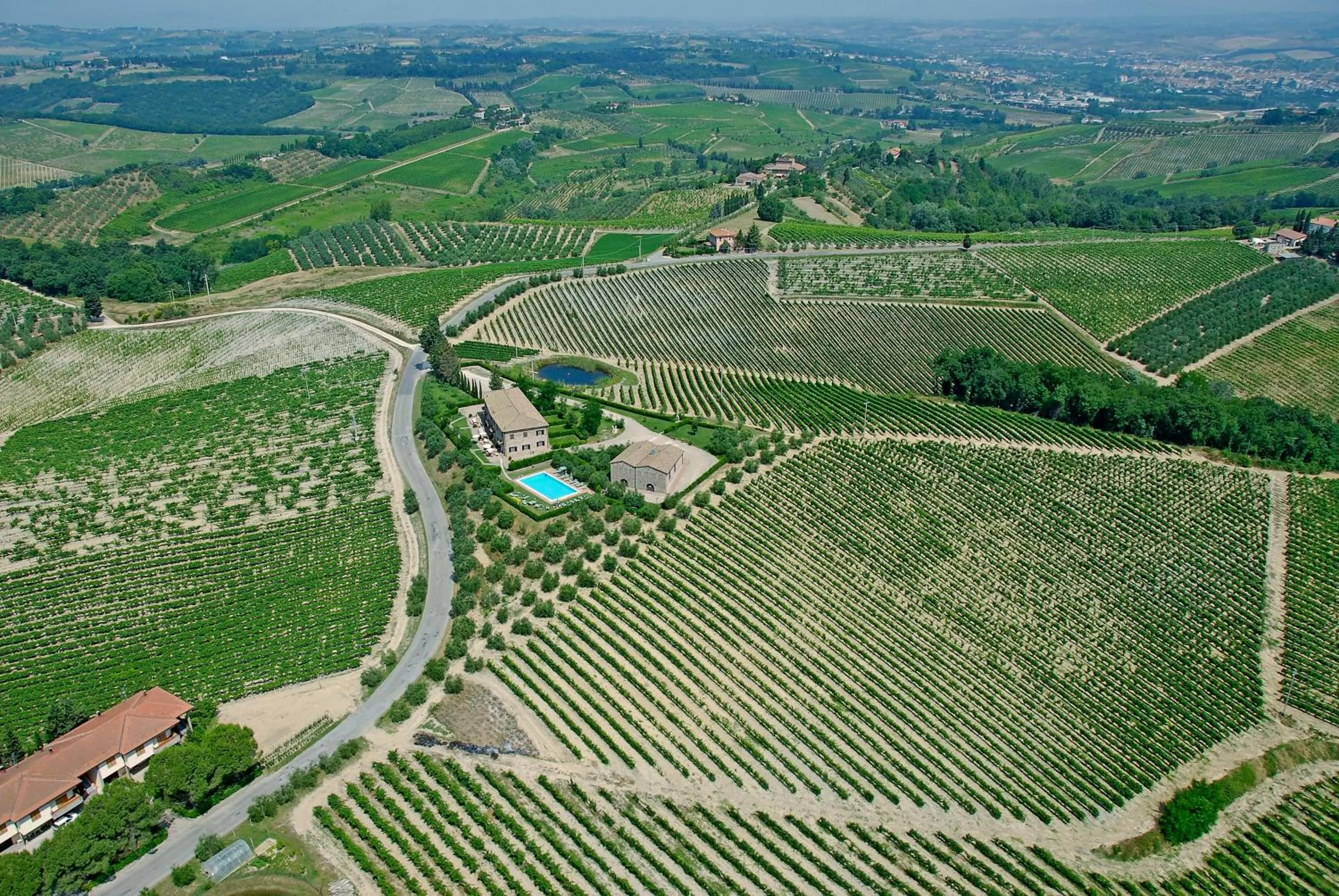 Bird's eye view in Agriturismo Macinatico