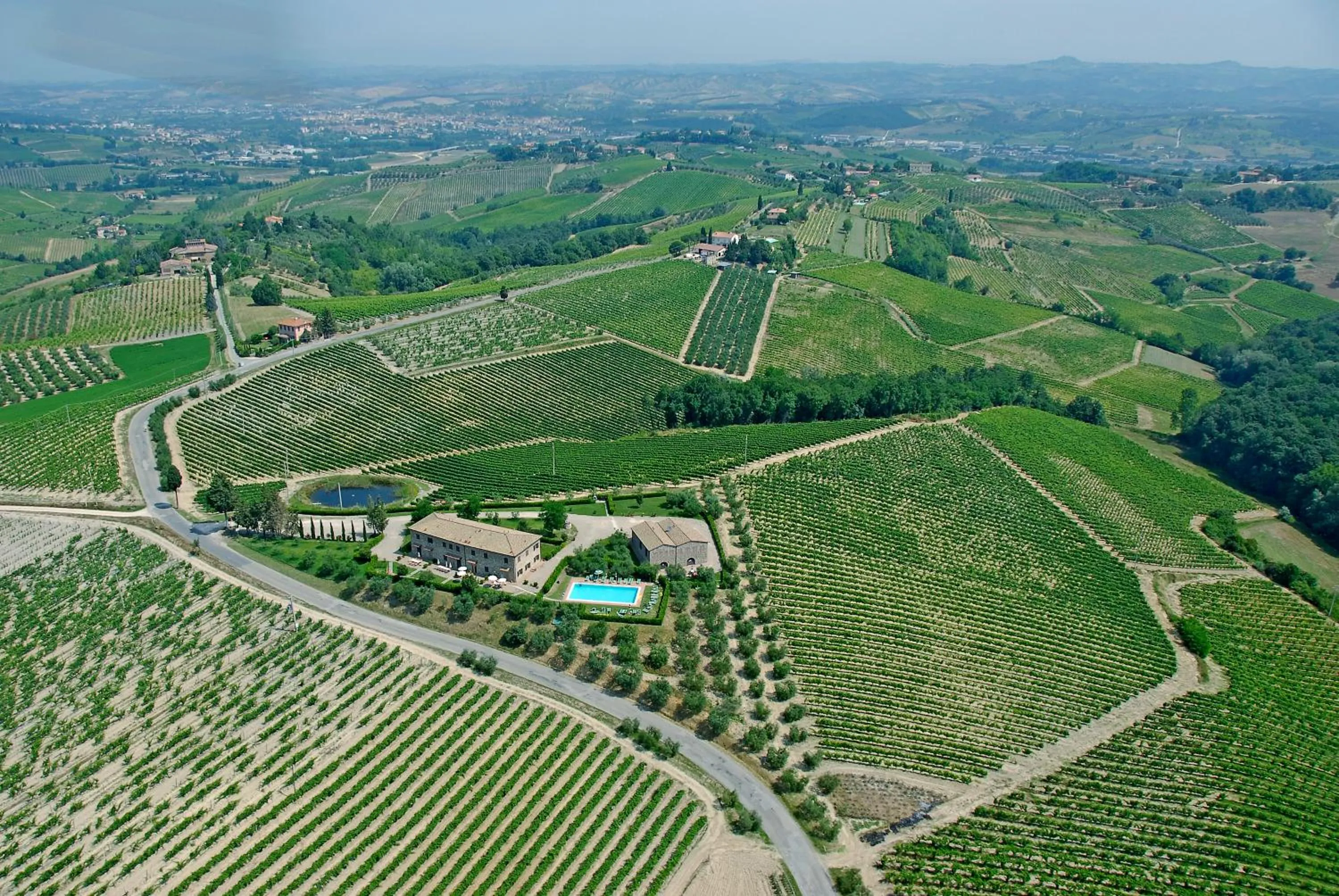 Bird's eye view in Agriturismo Macinatico