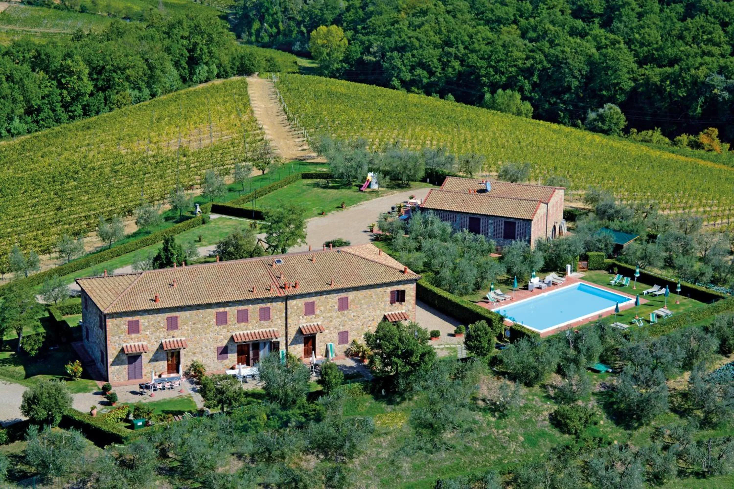 Bird's eye view in Agriturismo Macinatico