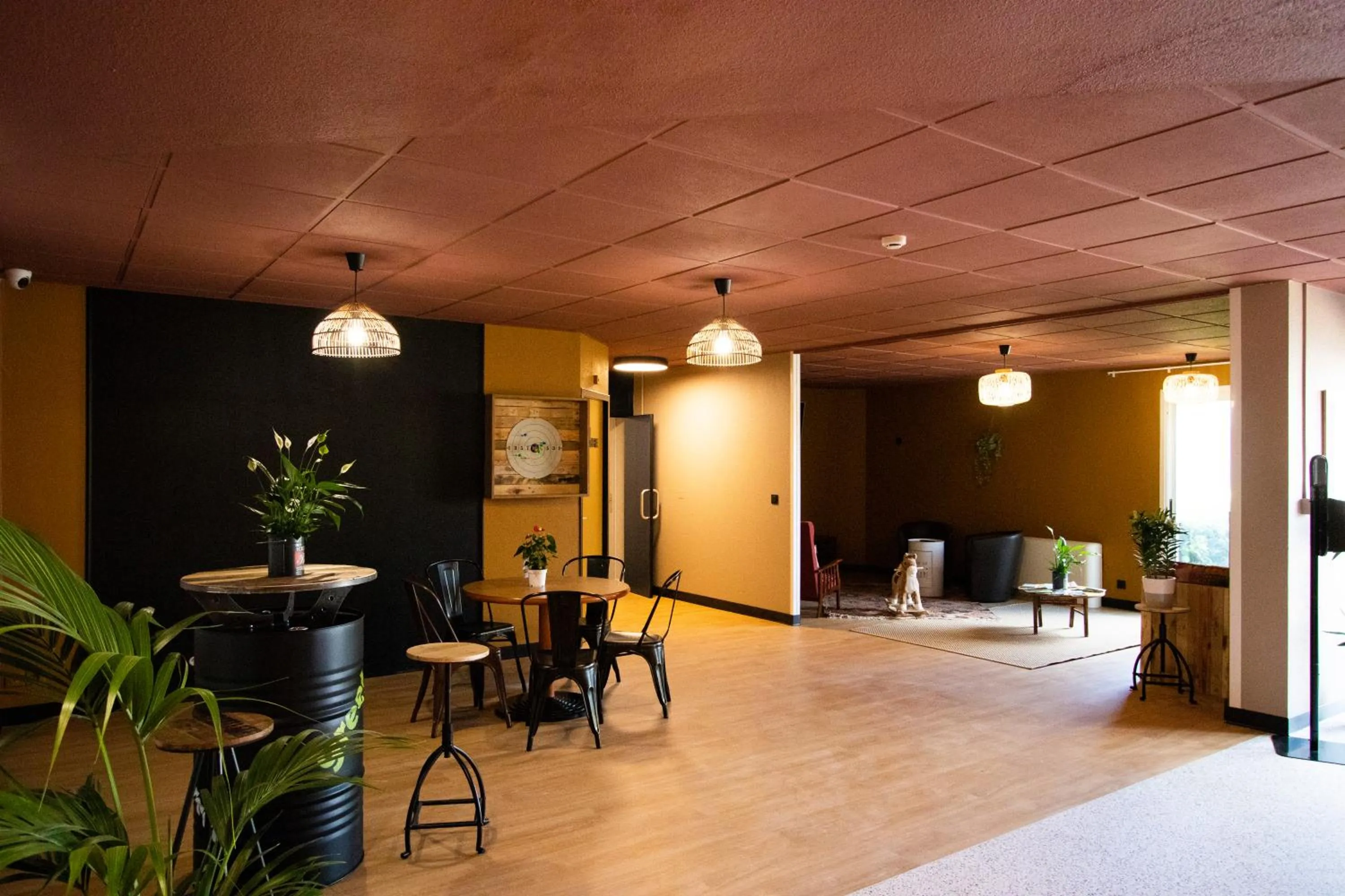 Communal lounge/ TV room in Greet Hôtel Castres Saix