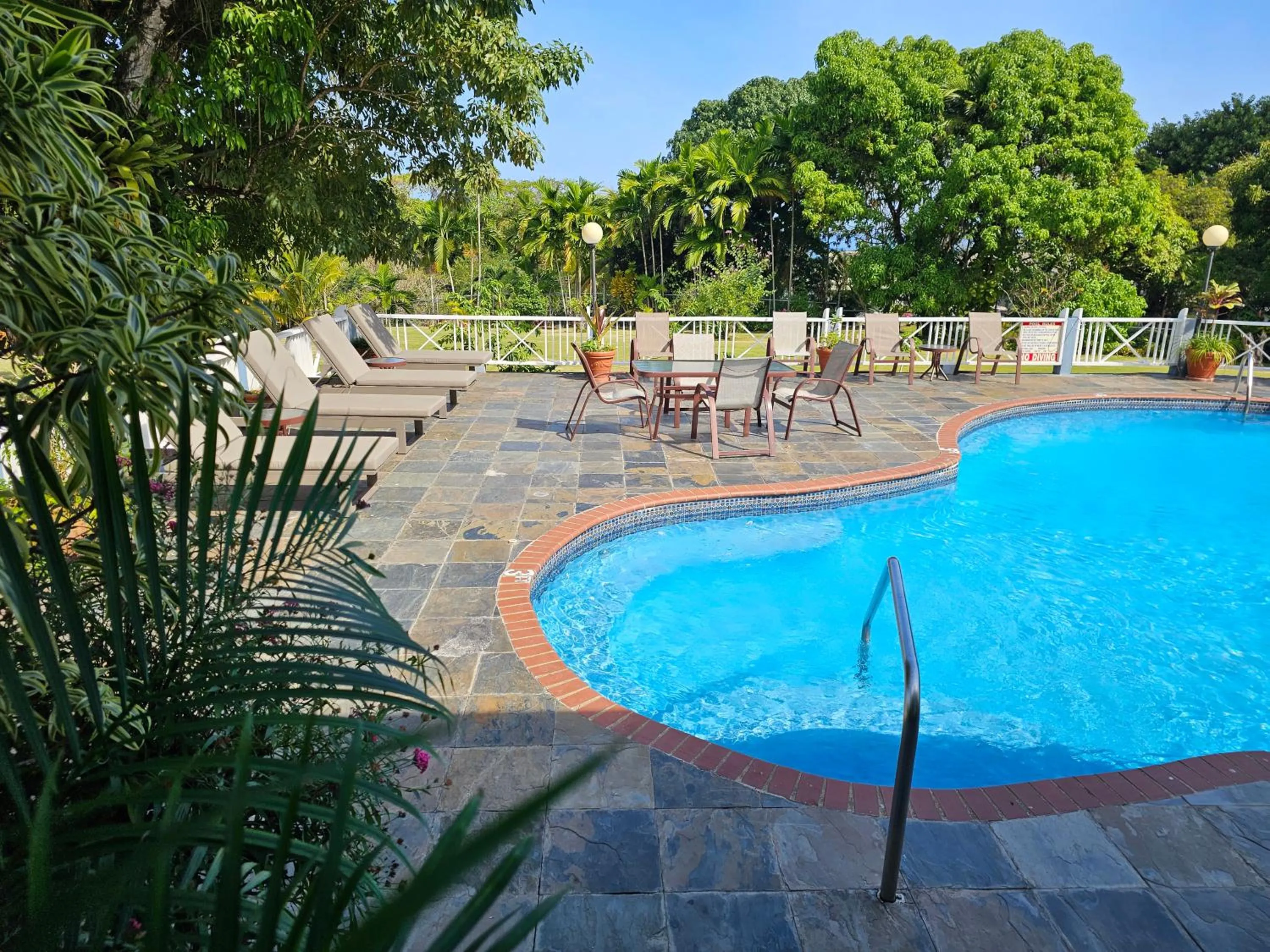 Pool view in Spicy Hill Villa