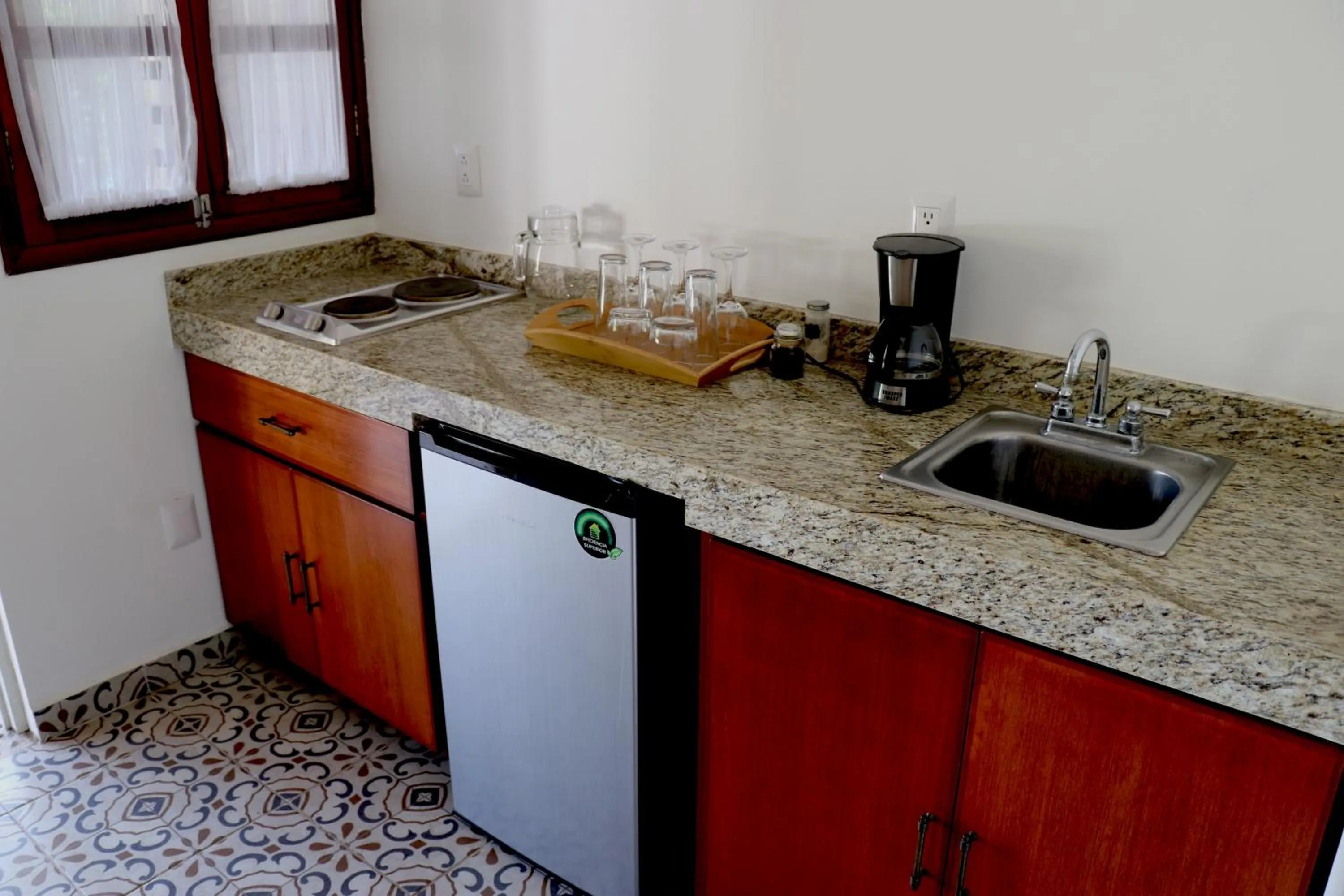 Kitchen or kitchenette in Poza Clara Sanctuary