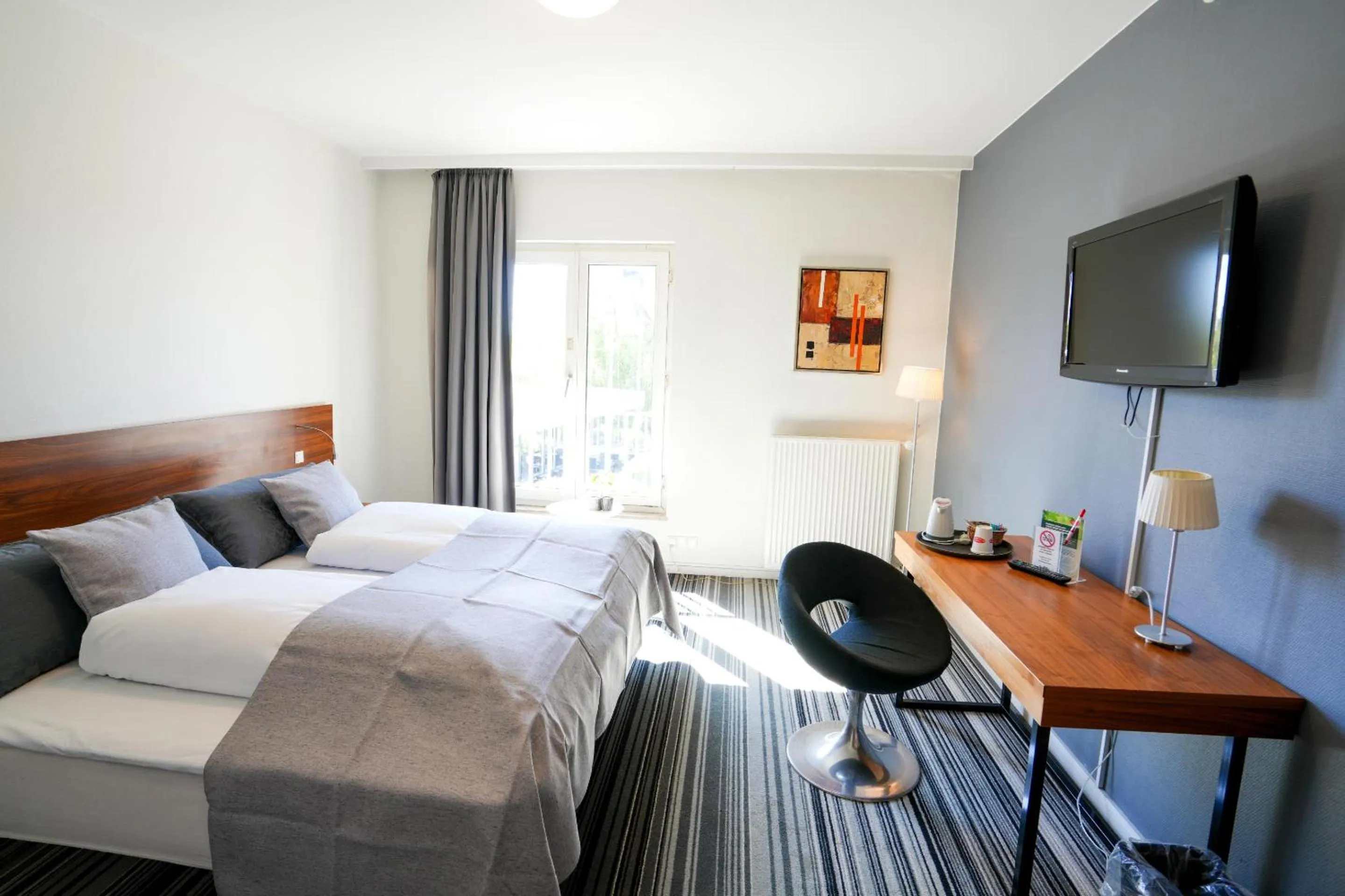 Bed in Østergaards Hotel