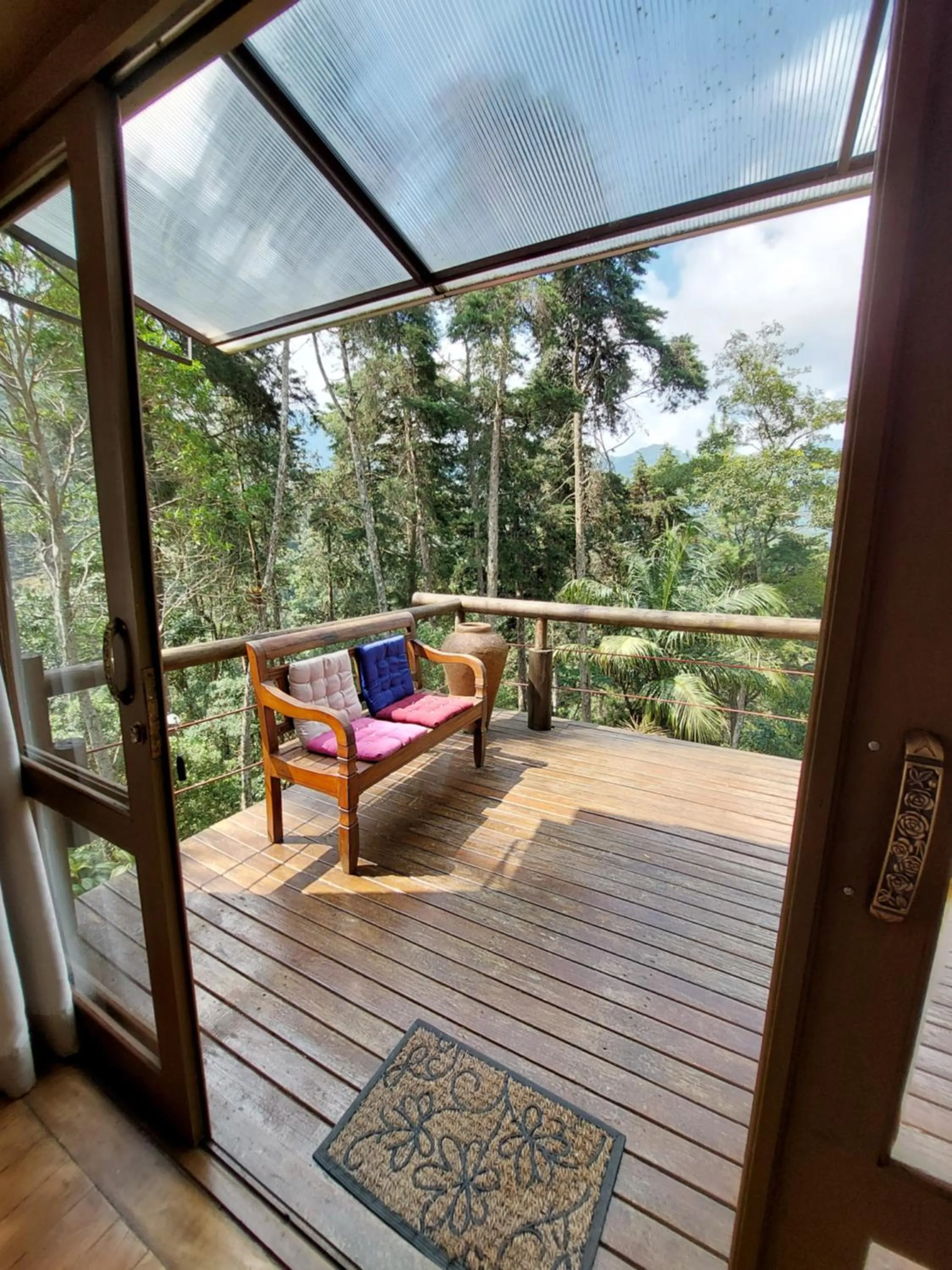Balcony/Terrace in Casa no Céu