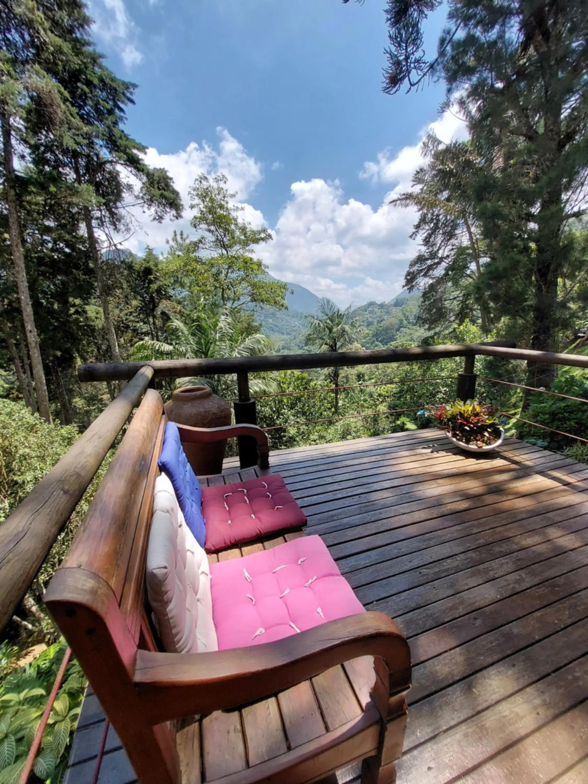 Balcony/Terrace in Casa no Céu