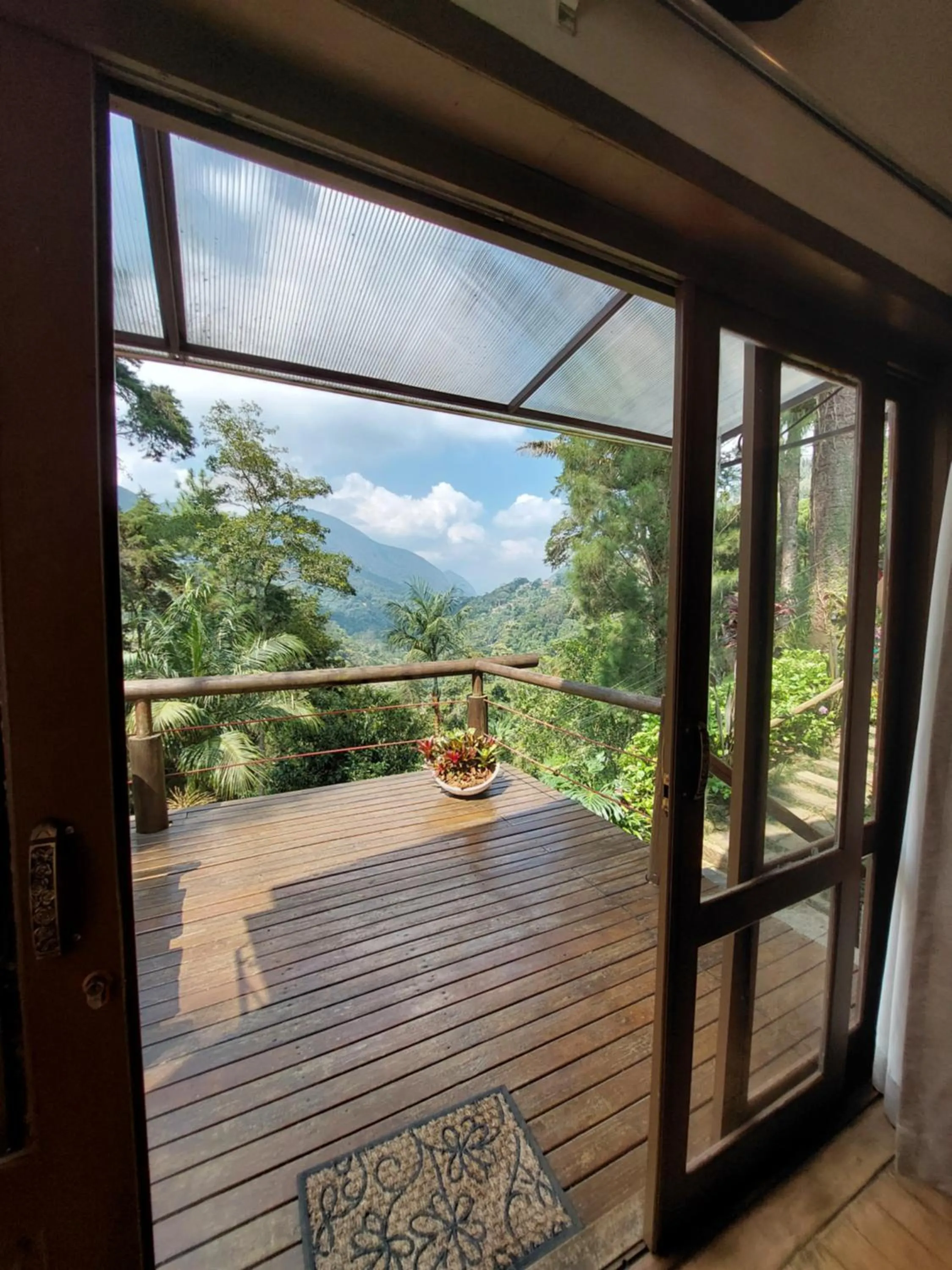 Balcony/Terrace in Casa no Céu