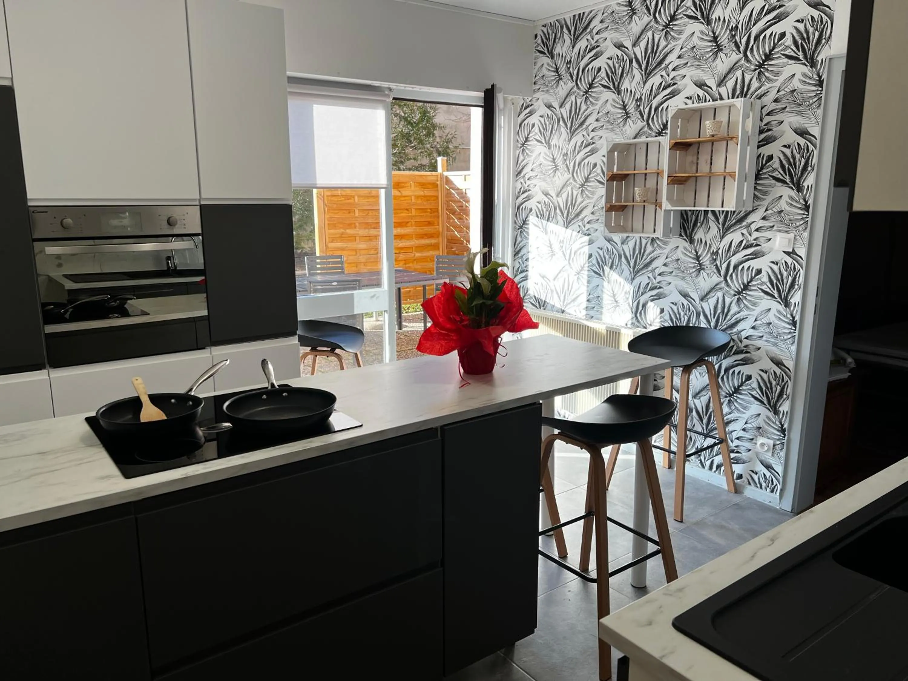 stove in Hôtel Le Riquewihr