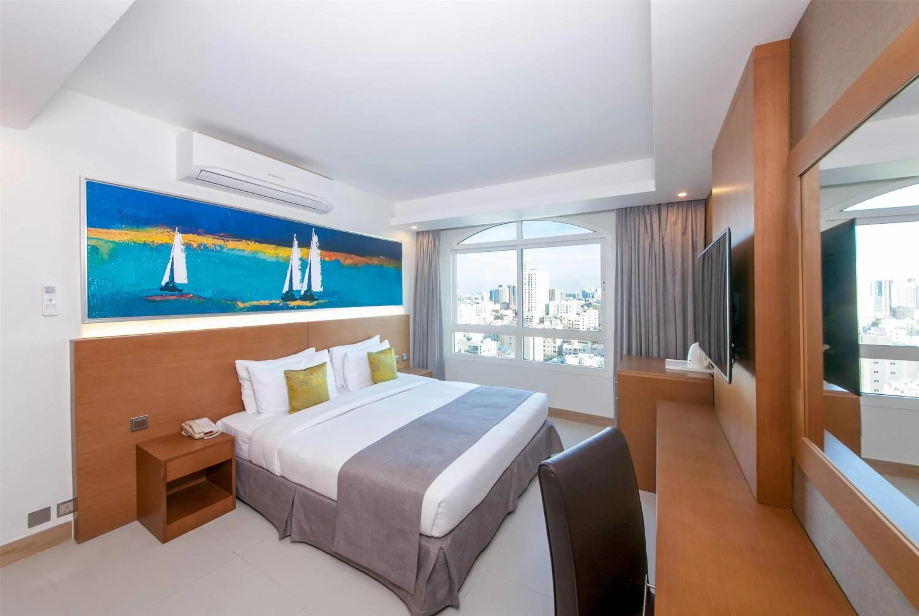 Photo of the whole room, Bed in Ramada by Wyndham Beach Hotel Ajman