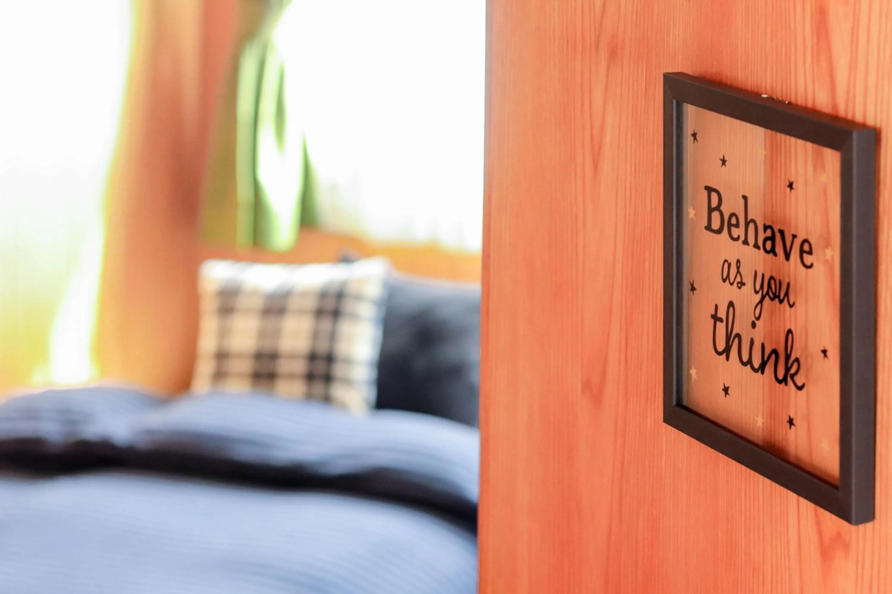 Decorative detail, Bed in Condominium Hotel Mihama Upi