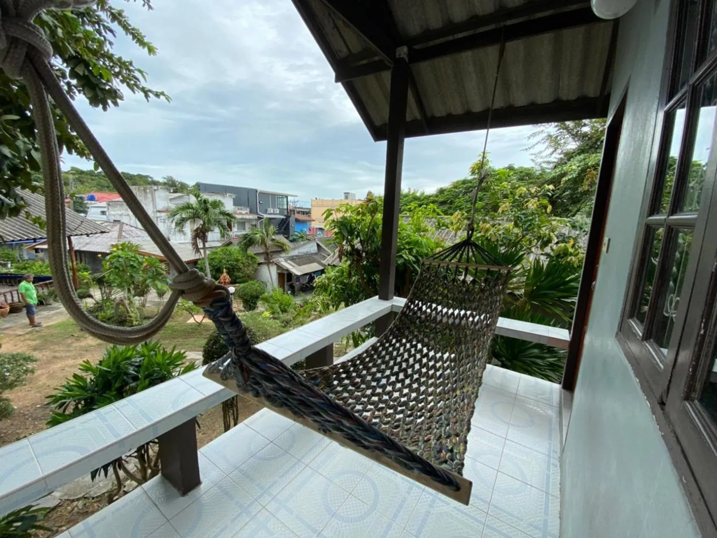 Balcony/Terrace in Phupha Bungalow Haad Rin