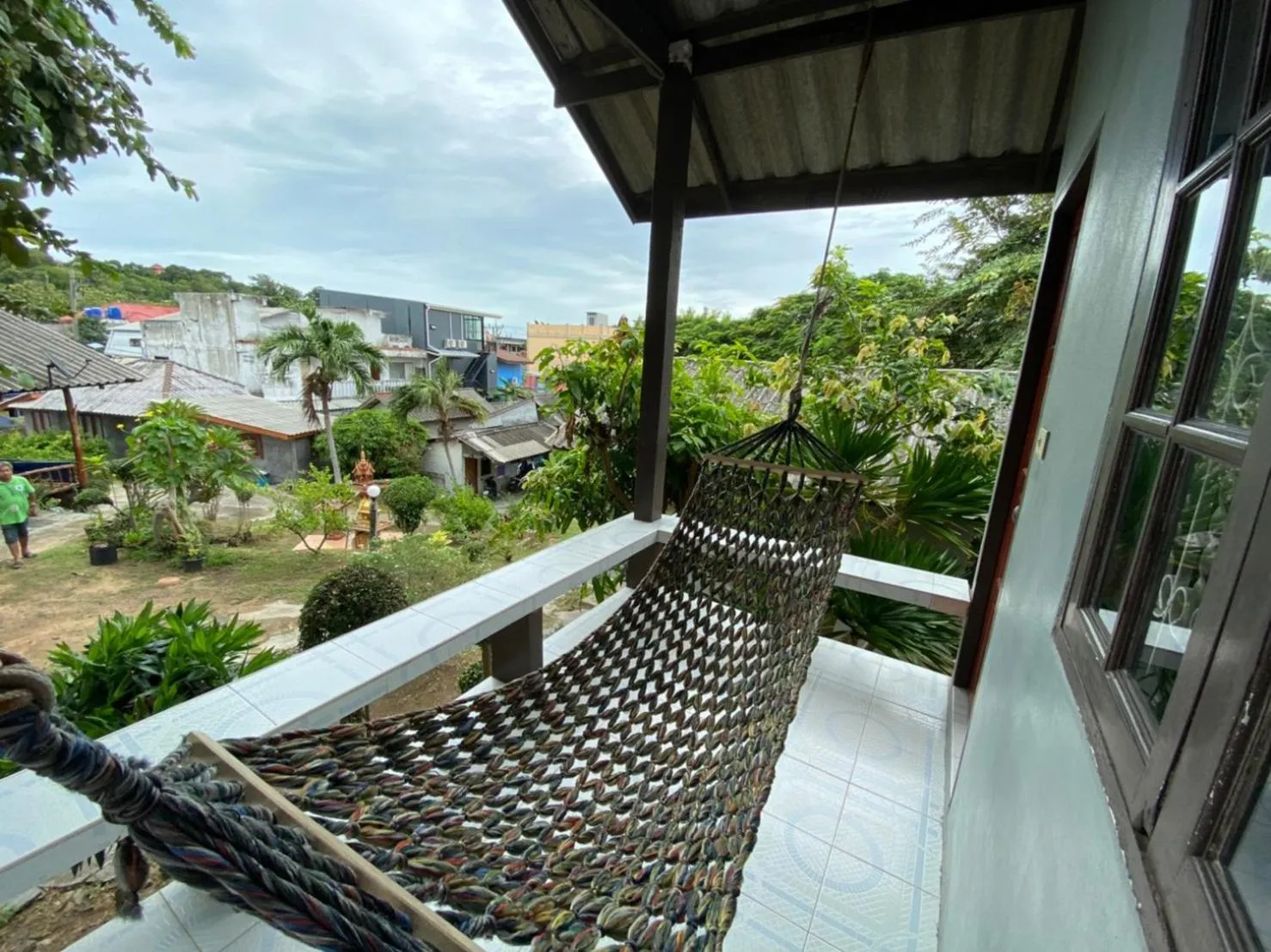 Balcony/Terrace in Phupha Bungalow Haad Rin