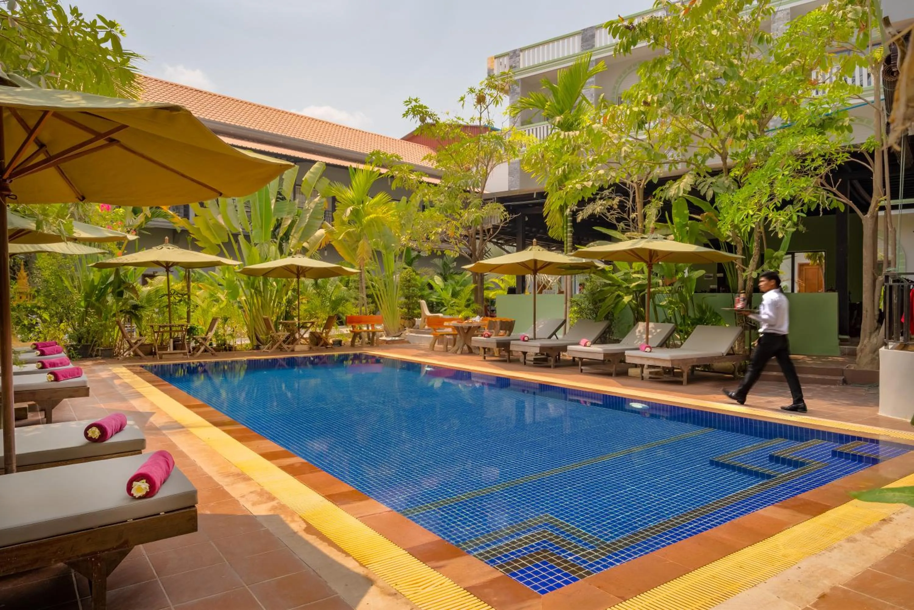 Swimming pool in Reveal Angkor Hotel