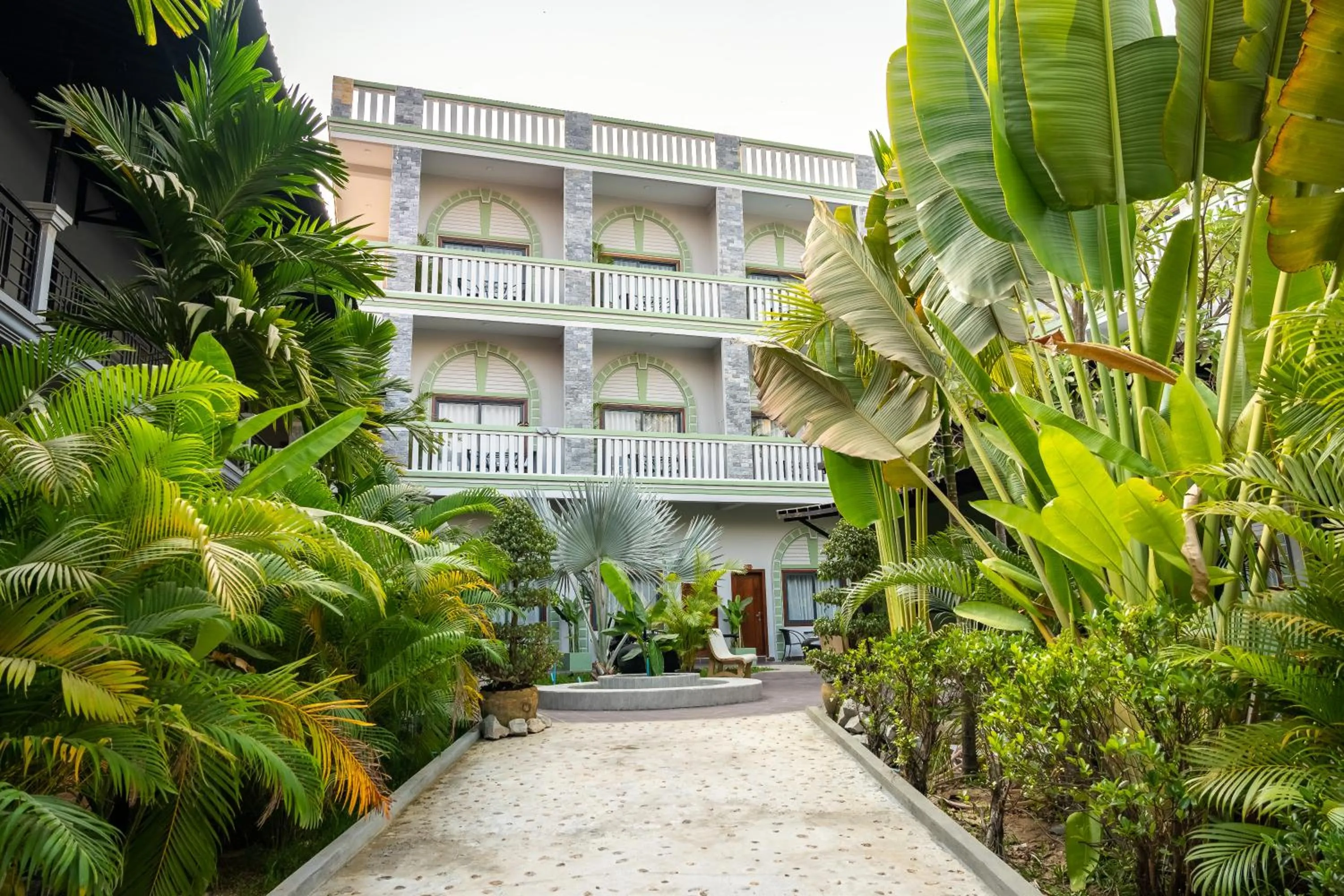 Facade/entrance in Reveal Angkor Hotel