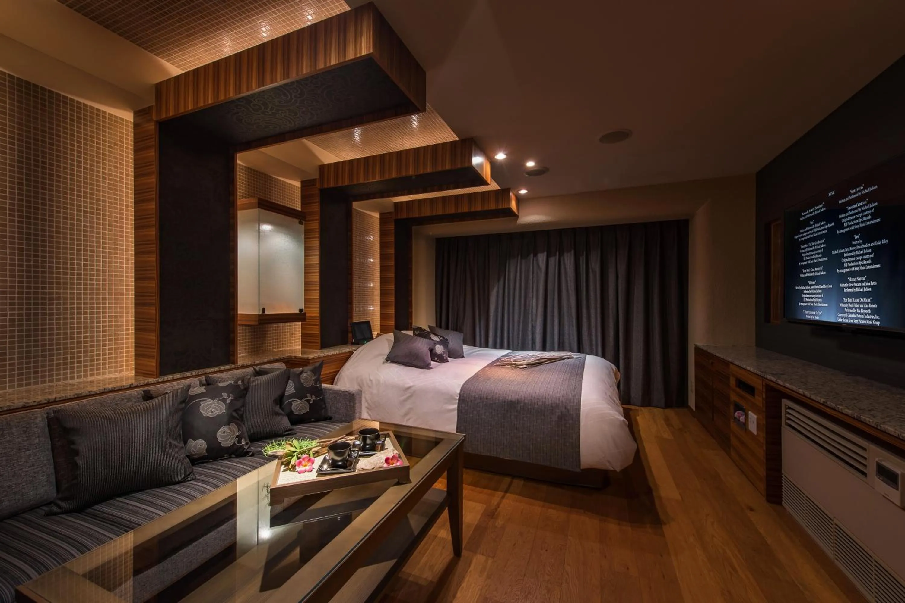 Bed in Hotel C. Chiba Shiroi