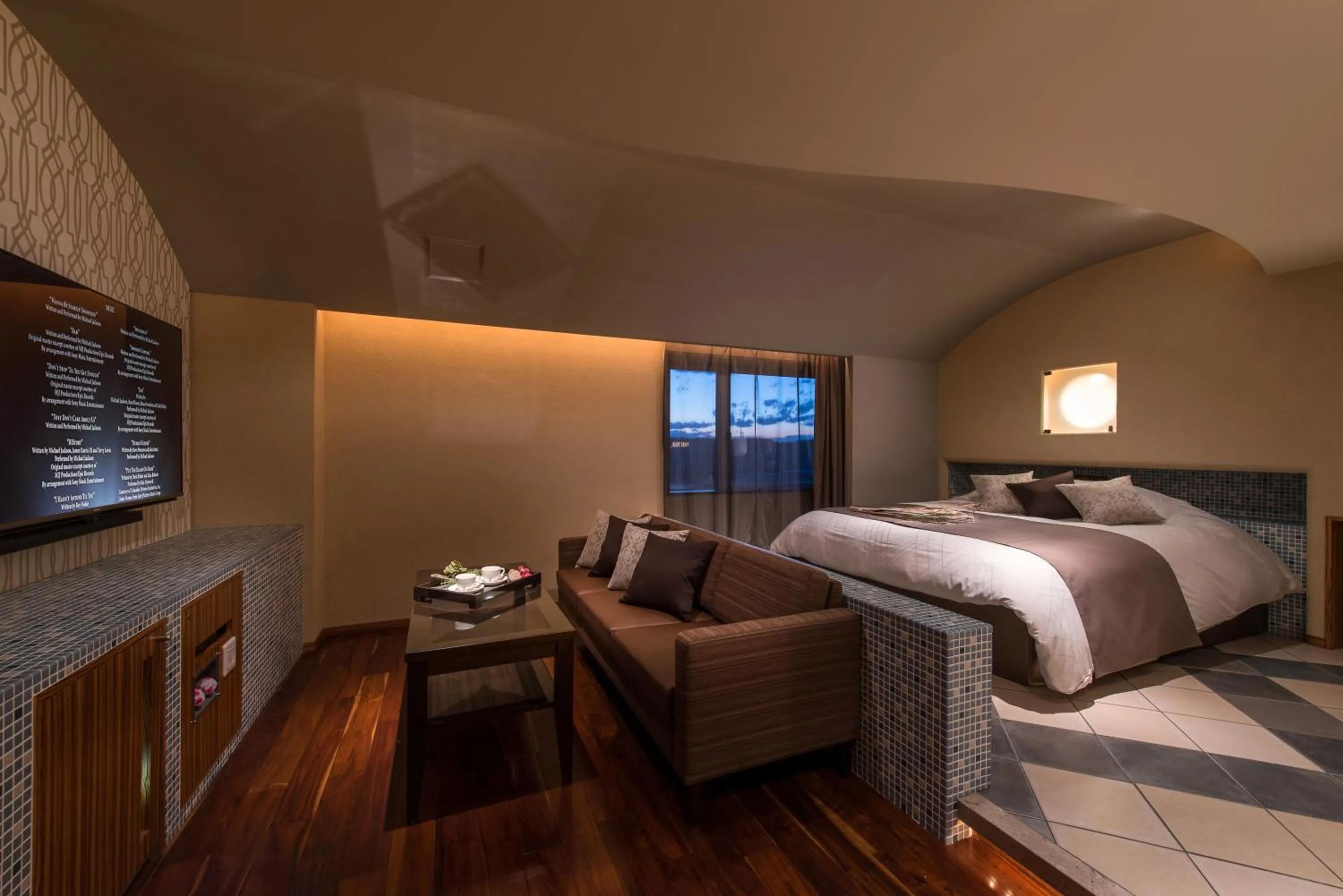 Bed in Hotel C. Chiba Shiroi