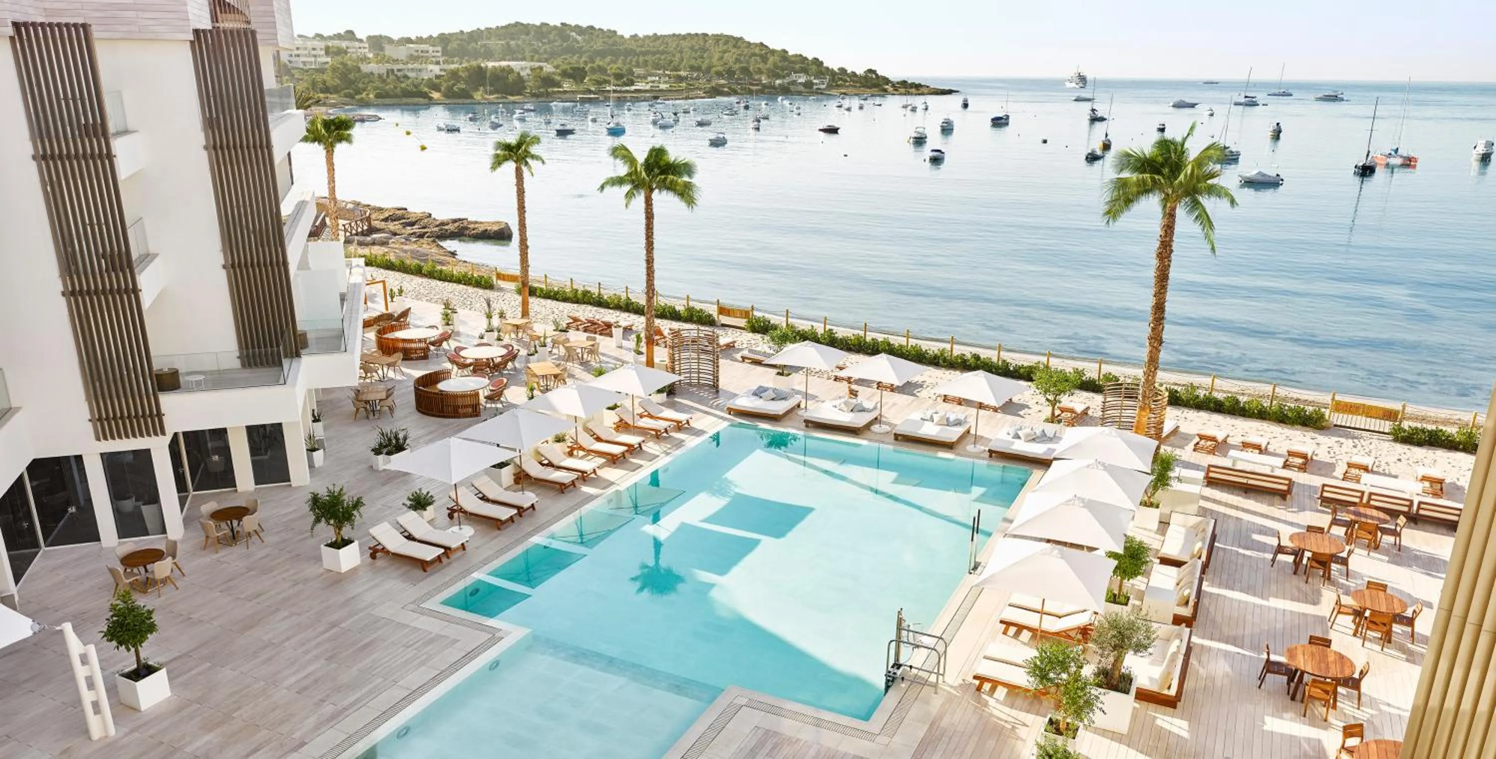 Pool view in Nobu Hotel Ibiza Bay